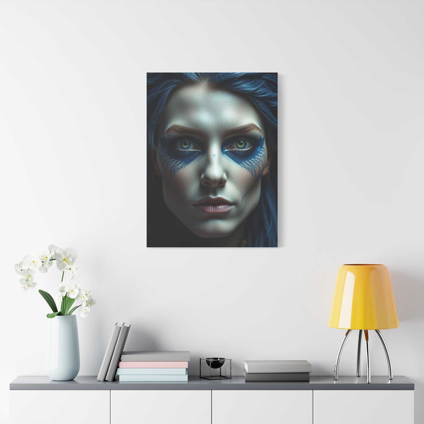 Collection Blue & Gray Art Art Wall Art & Canvas Print