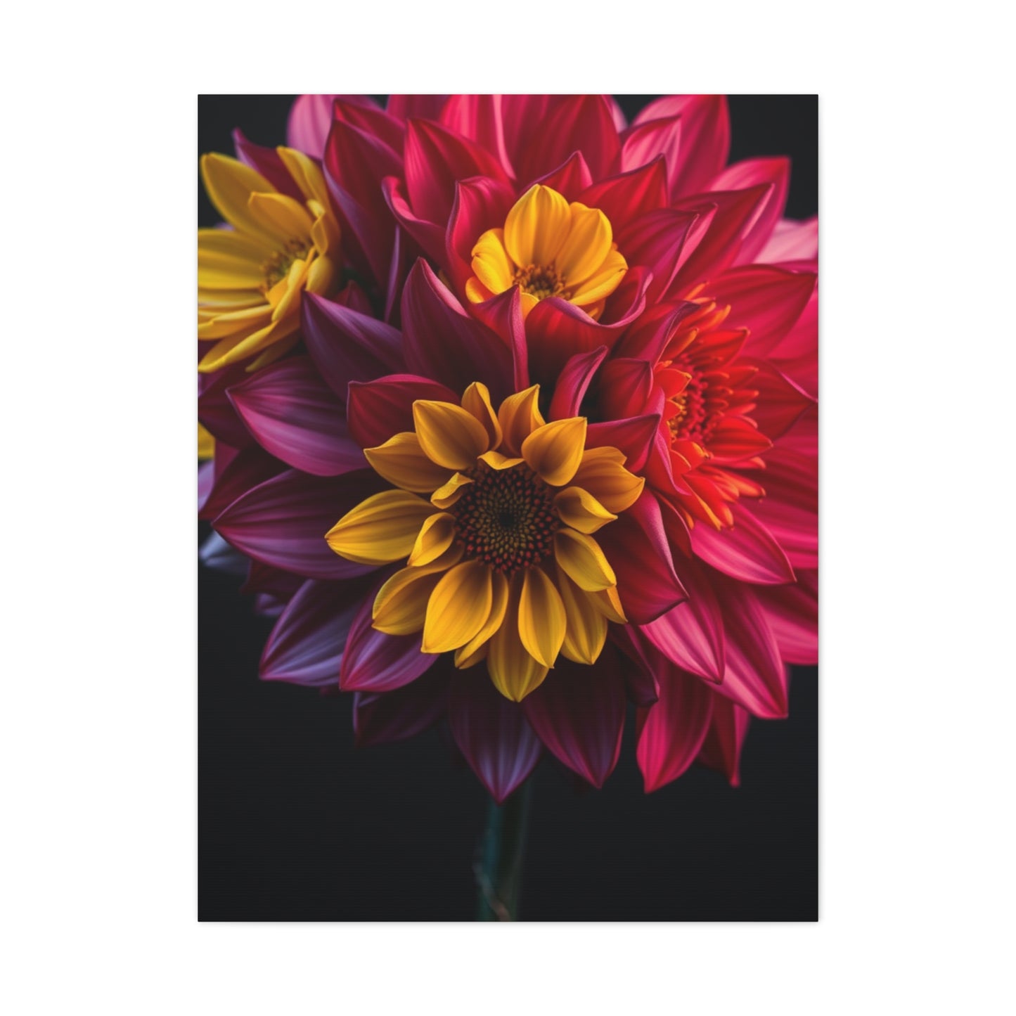 Serene Blossom Countenance Wall Art & Canvas Print