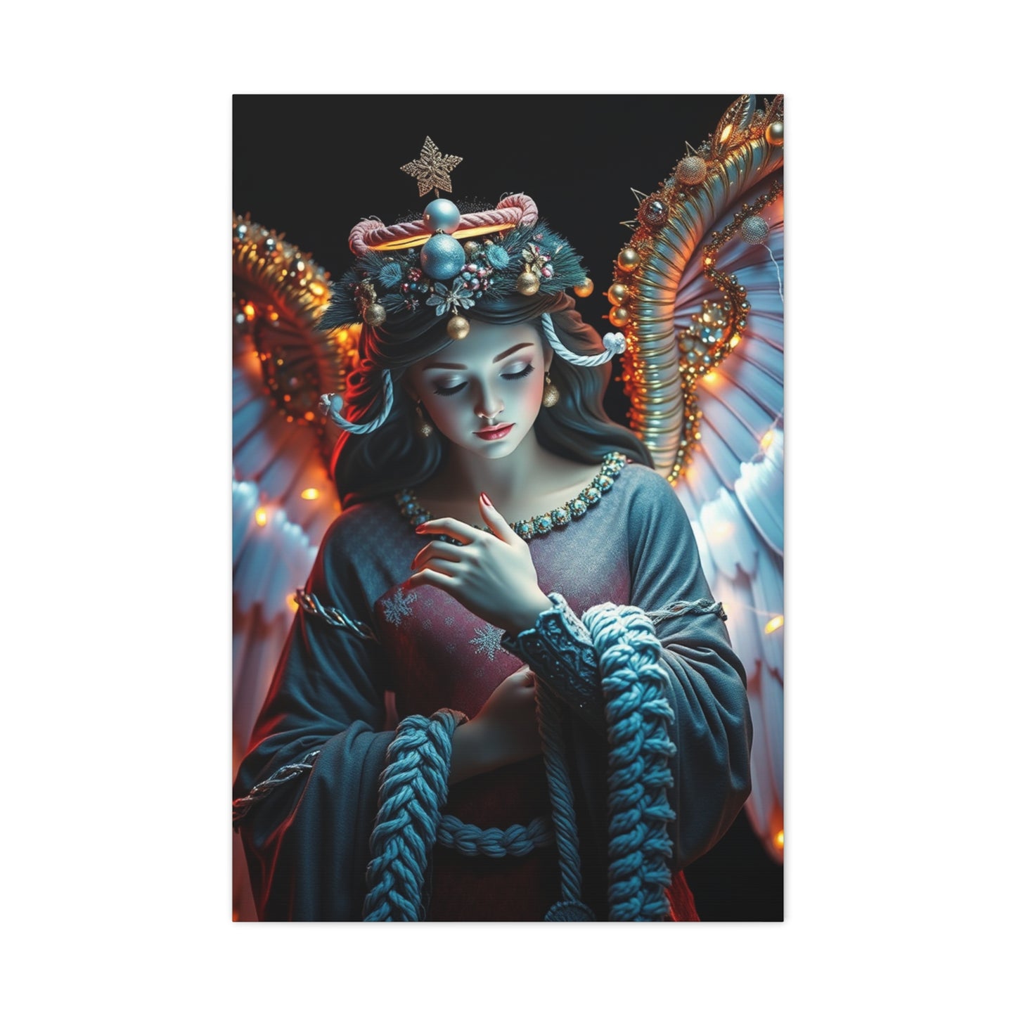 Christmas Angel Art Supreme Gallery Wall Art & Canvas Print