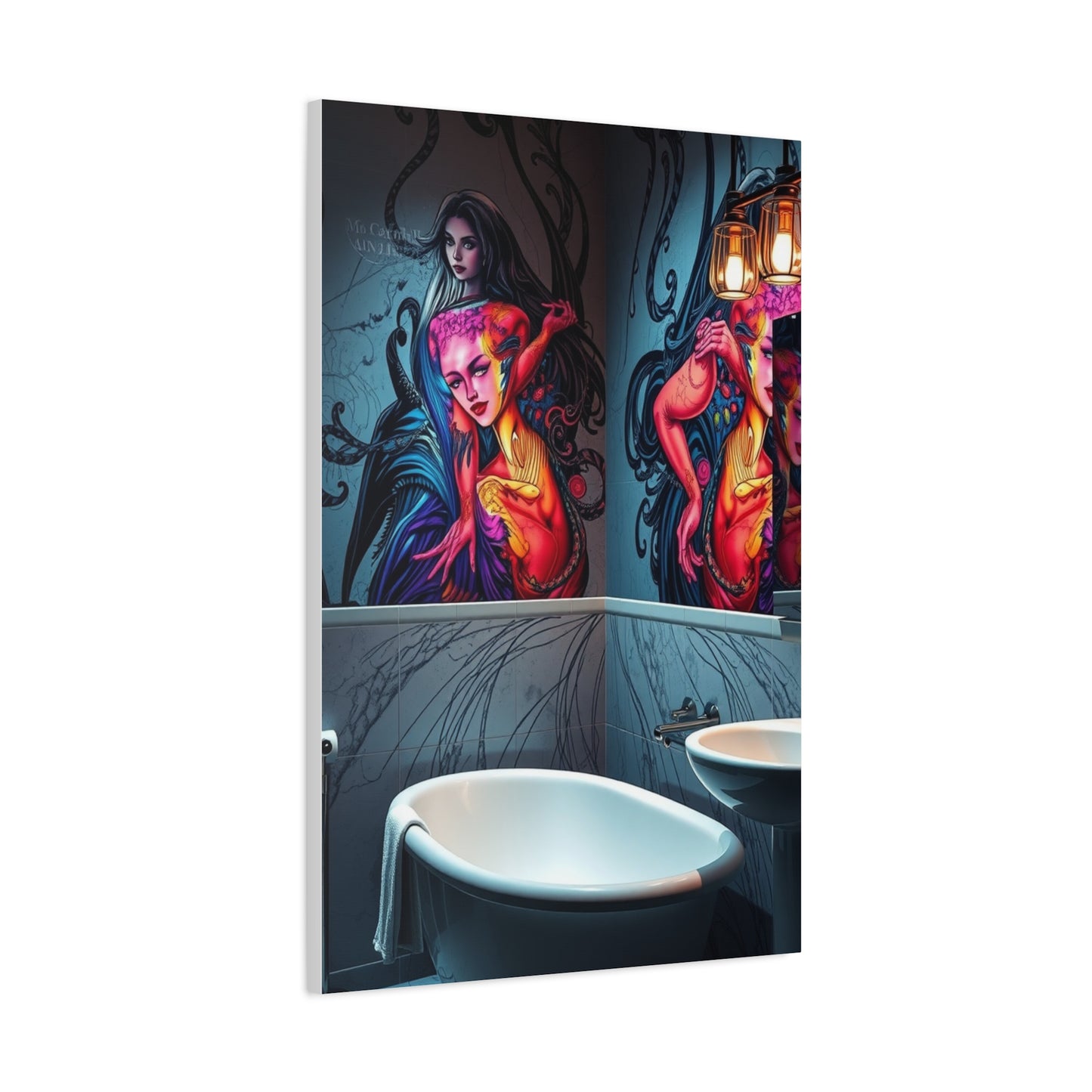 Aqua Reverie Wall Masterpiece Wall Art & Canvas Print