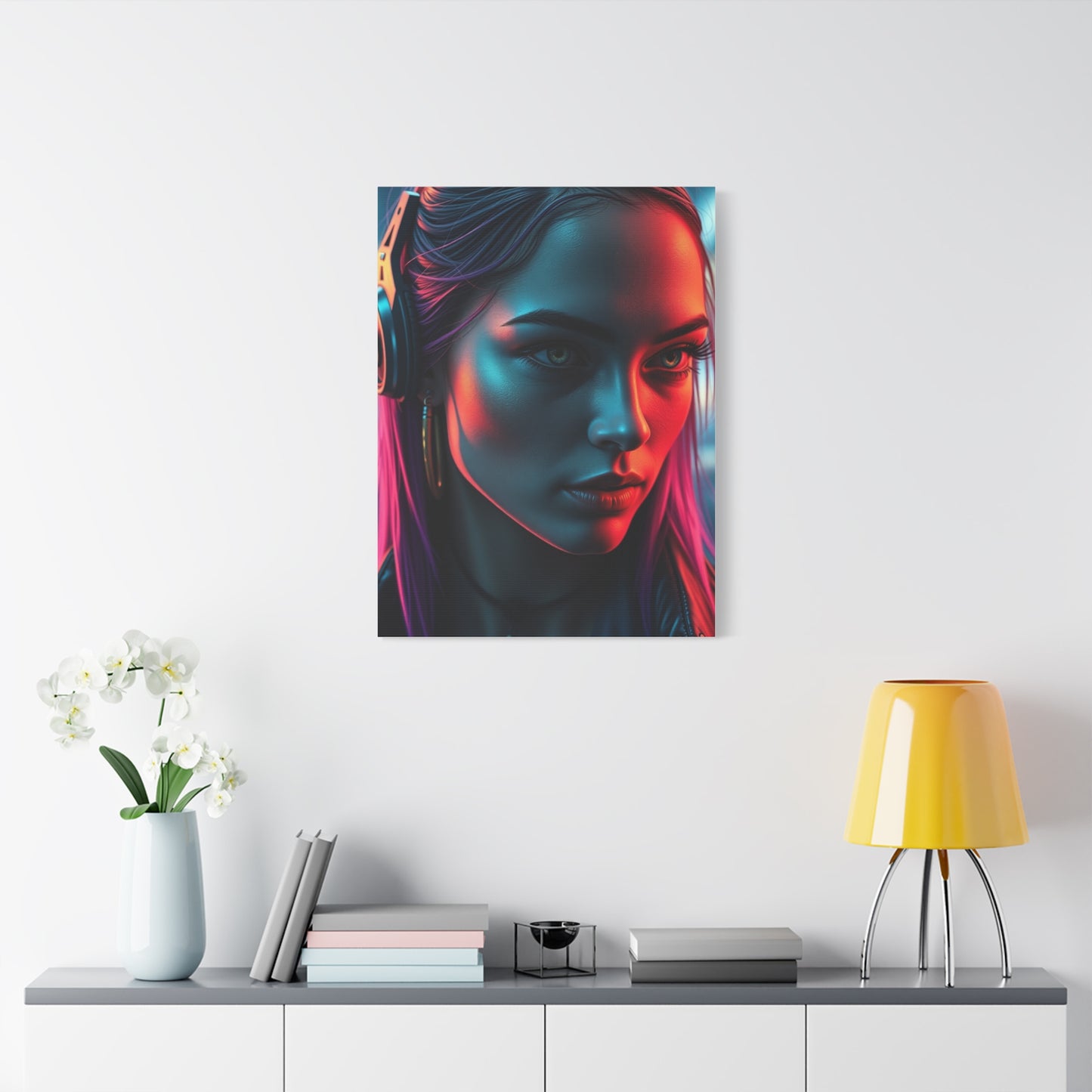 Neon Reverie Canvas