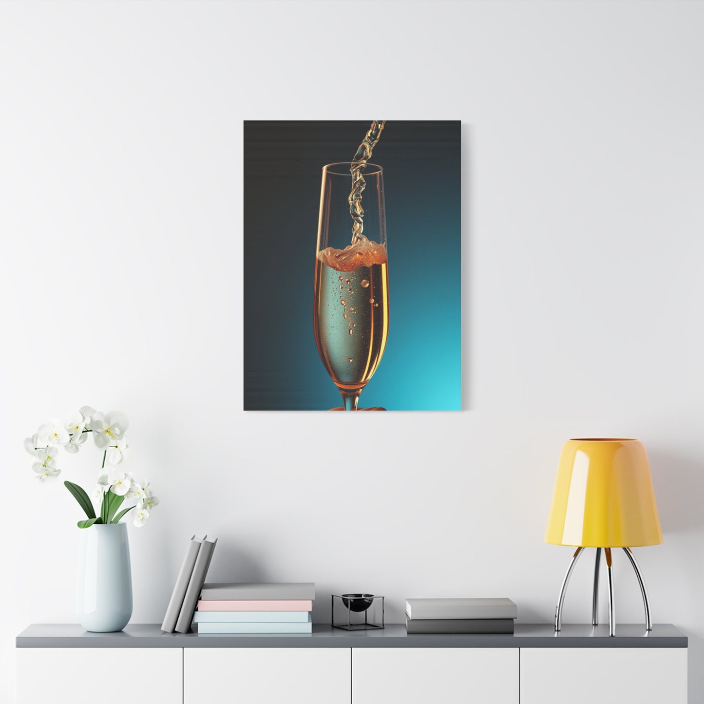 Masterpiece Champagne Art Vision Wall Art & Canvas Print