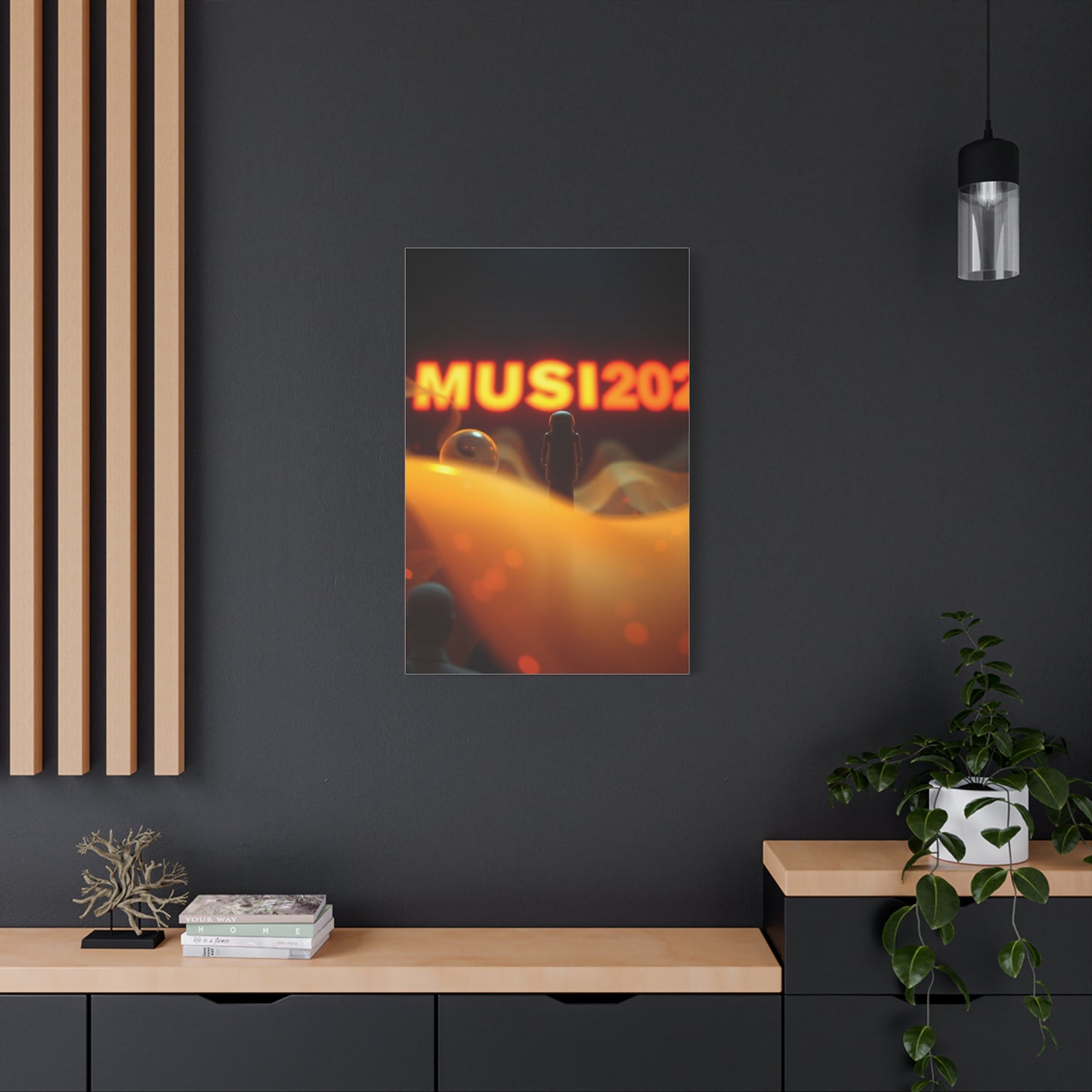 Melodic Harmony Canvas Wall Art & Canvas Print
