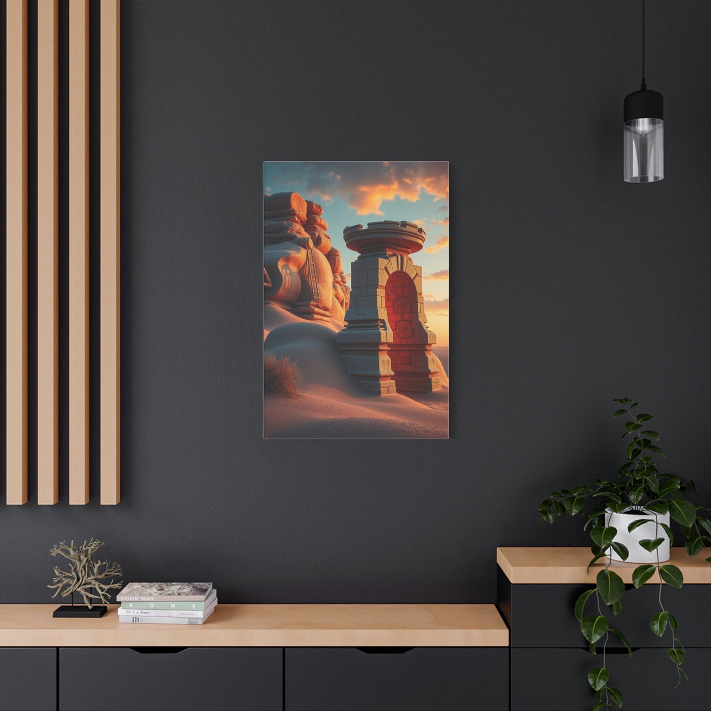 Starlit Dune Panorama Wall Art & Canvas Print