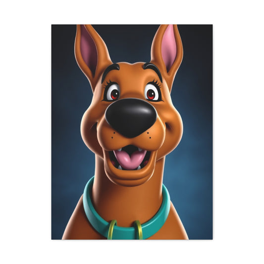 Elite Scooby-Doo (TV Series) Characters Art Vision Wall Art & Canvas Print