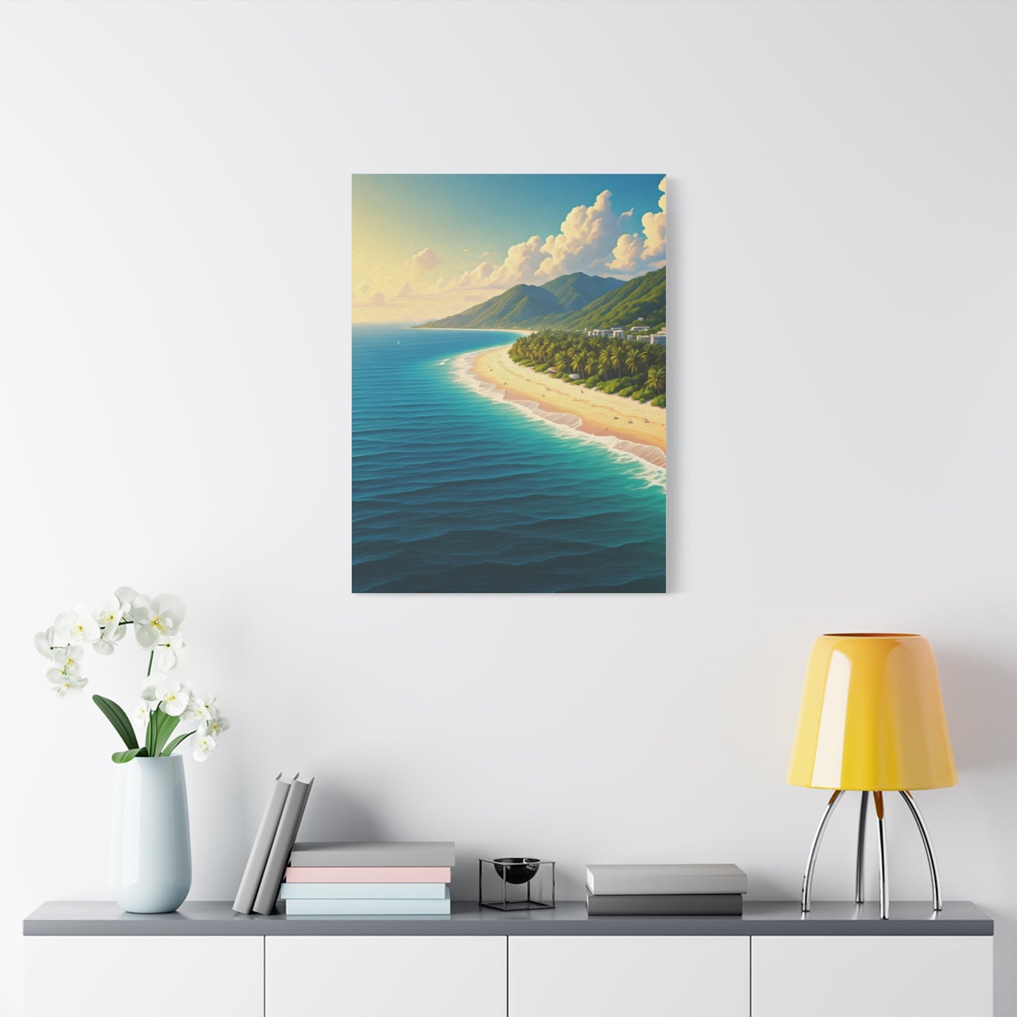 Tropical Coastline Bay Panorama Wall Art & Canvas Prints