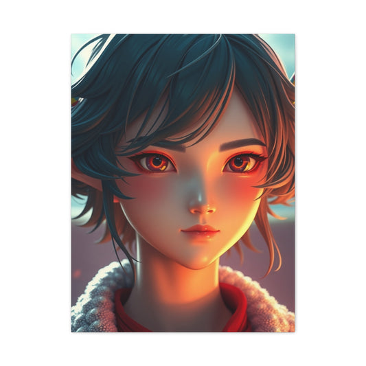 Radiant Pixel Pictorial Wall Art & Canvas Print