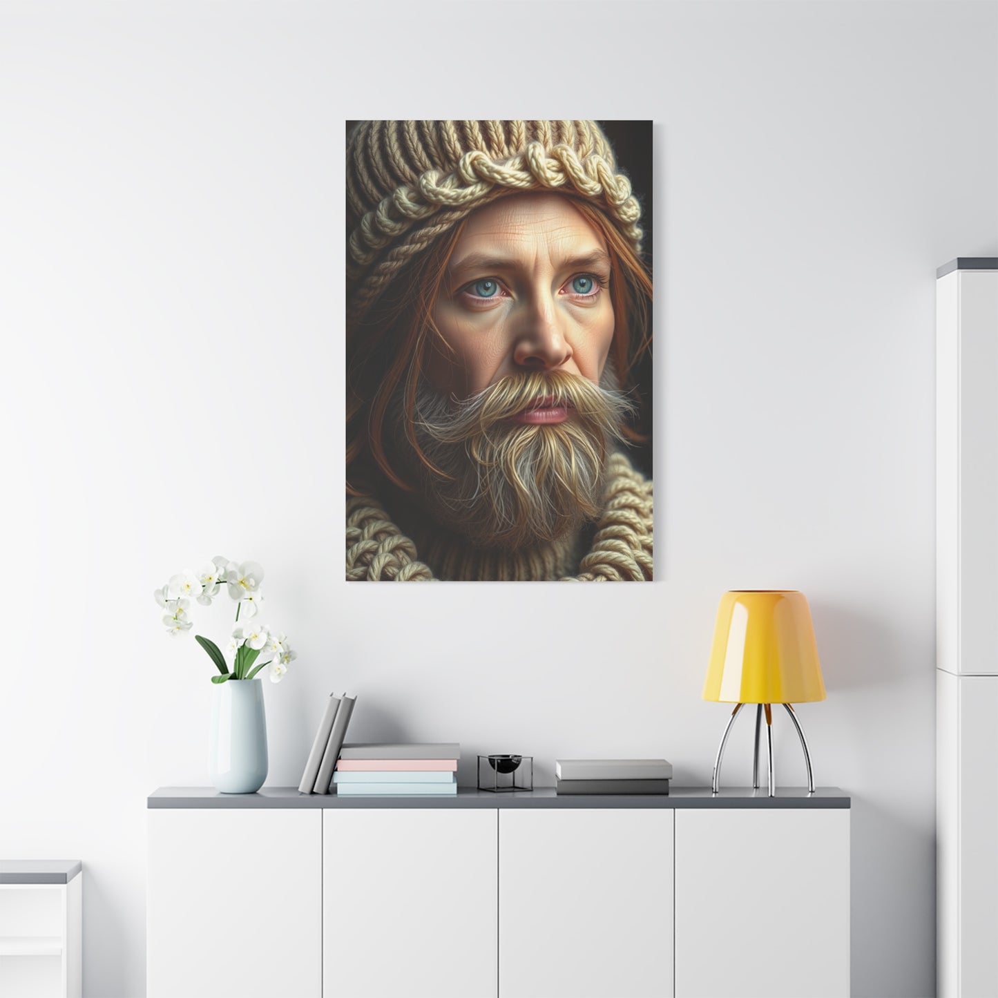 Vermilion Glow Canvas Wall Art & Canvas Print