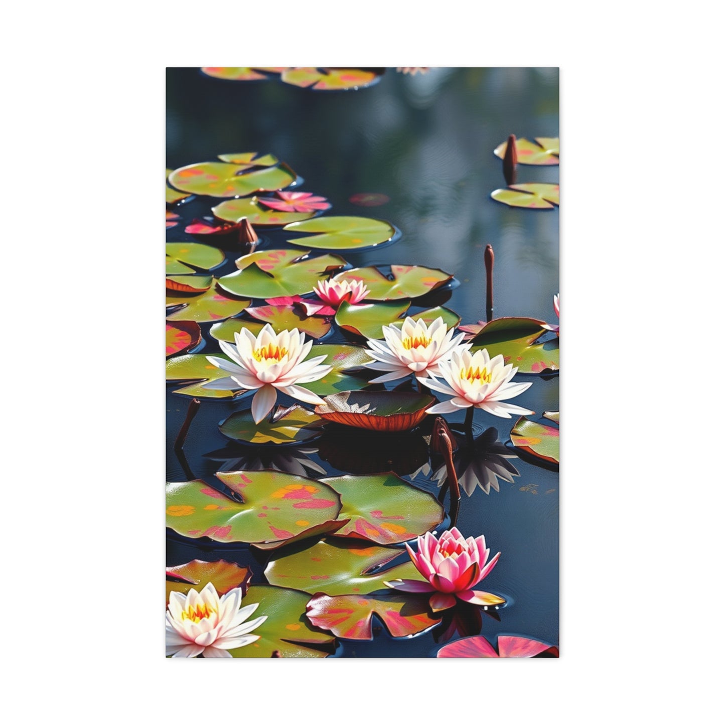 Claude Monet Water Lilies Art Luxury Canvas Wall Art & Canvas Print