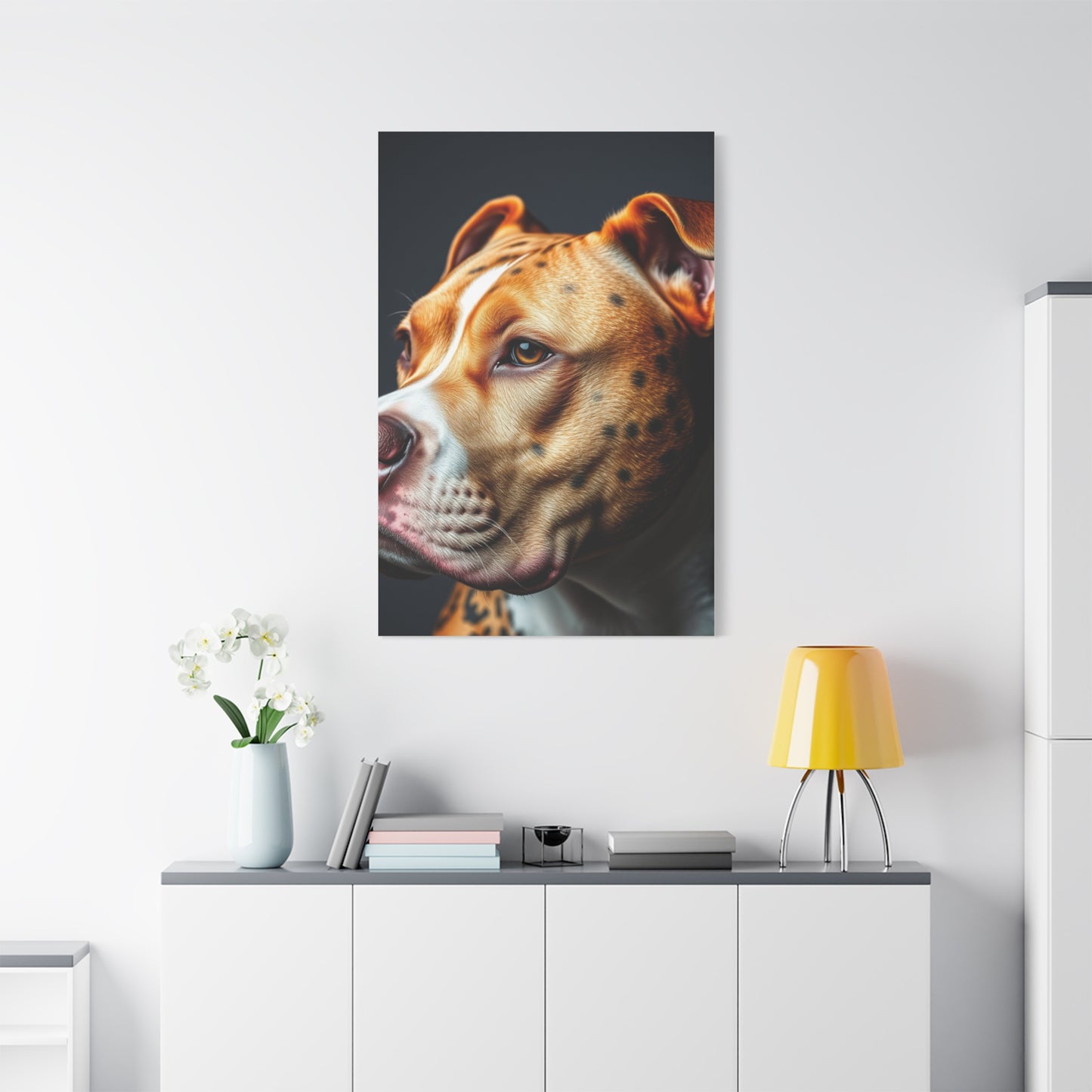Vision Pit Bull Art Art Wall Art & Canvas Print