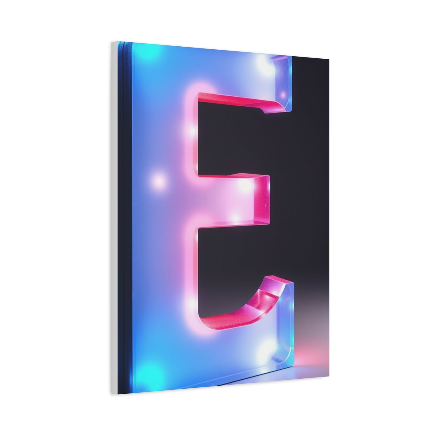 The Letter E - Art Luxury Canvas Wall Art & Canvas Print