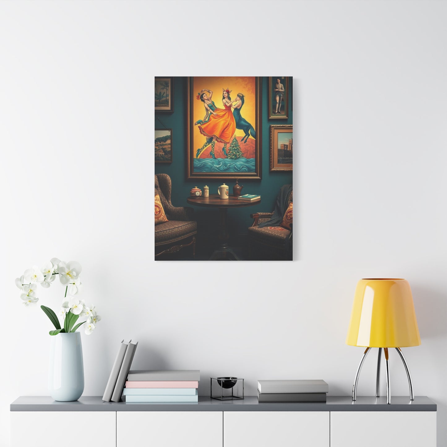 Nostalgic Artistry Display Wall Art & Canvas Print