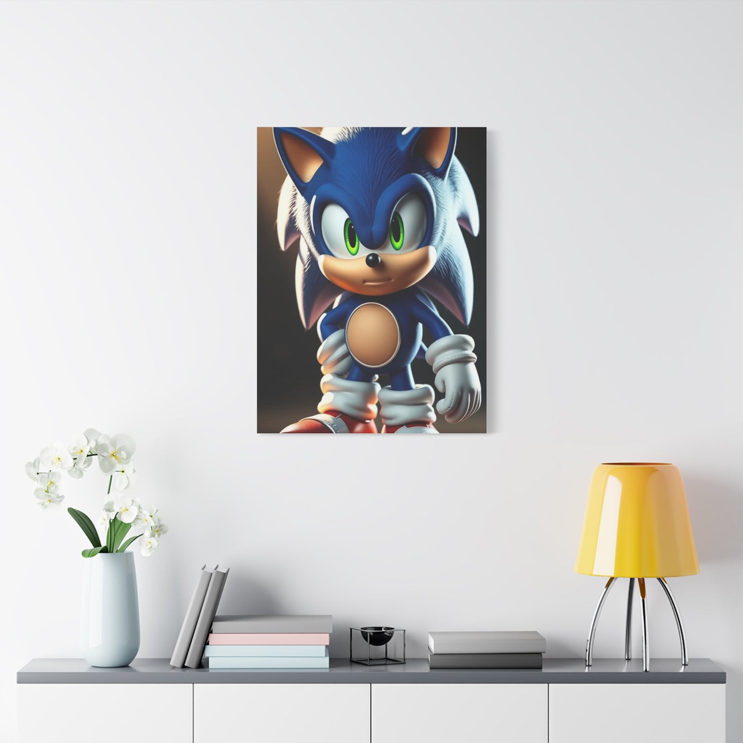 Sonic the Hedgehog Art Luxury Canvas Wall Art & Canvas Print