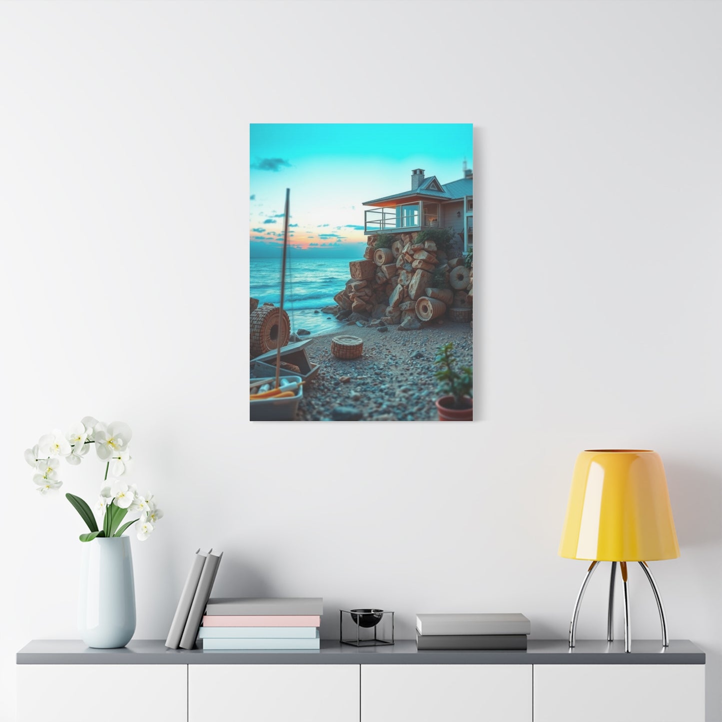 Ocean Breeze Elegance Wall Art & Canvas Print