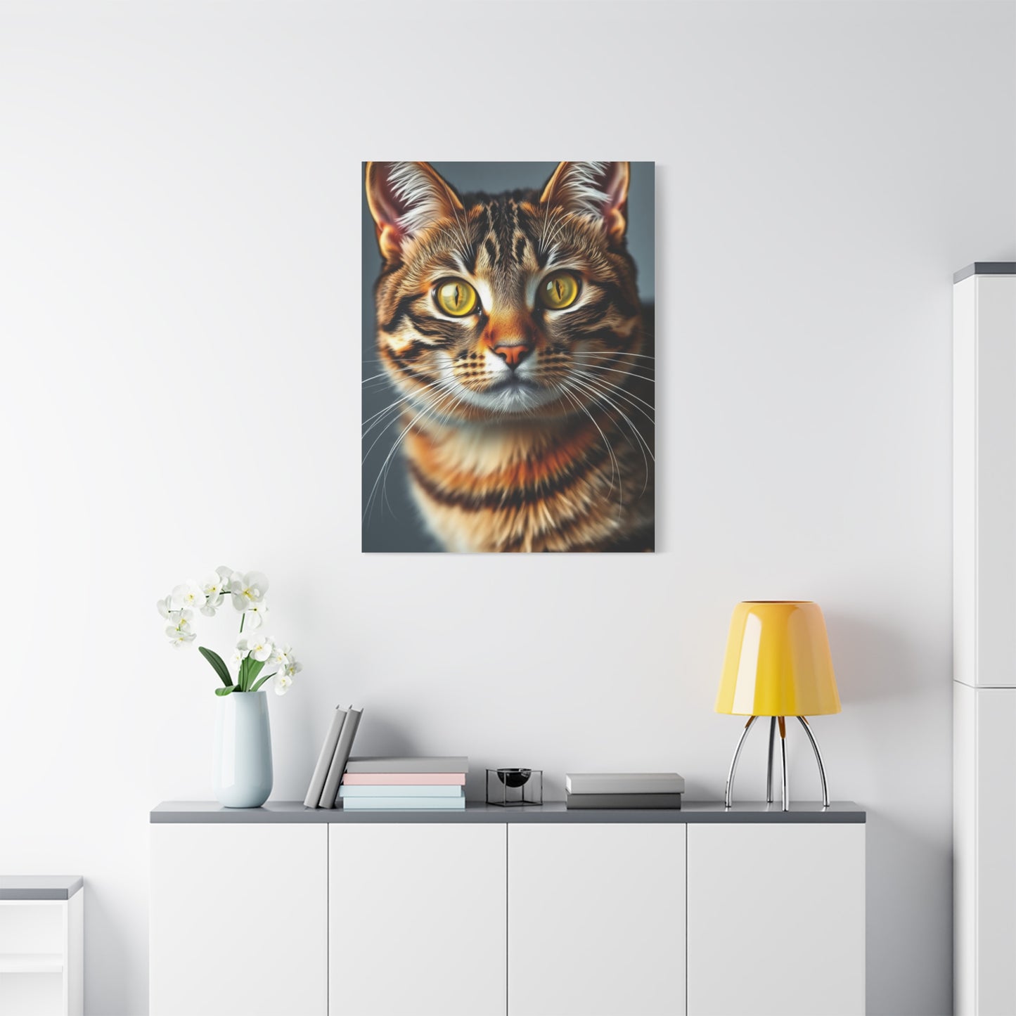 Tabby Cat Art Refined Canvas Wall Art & Canvas Print