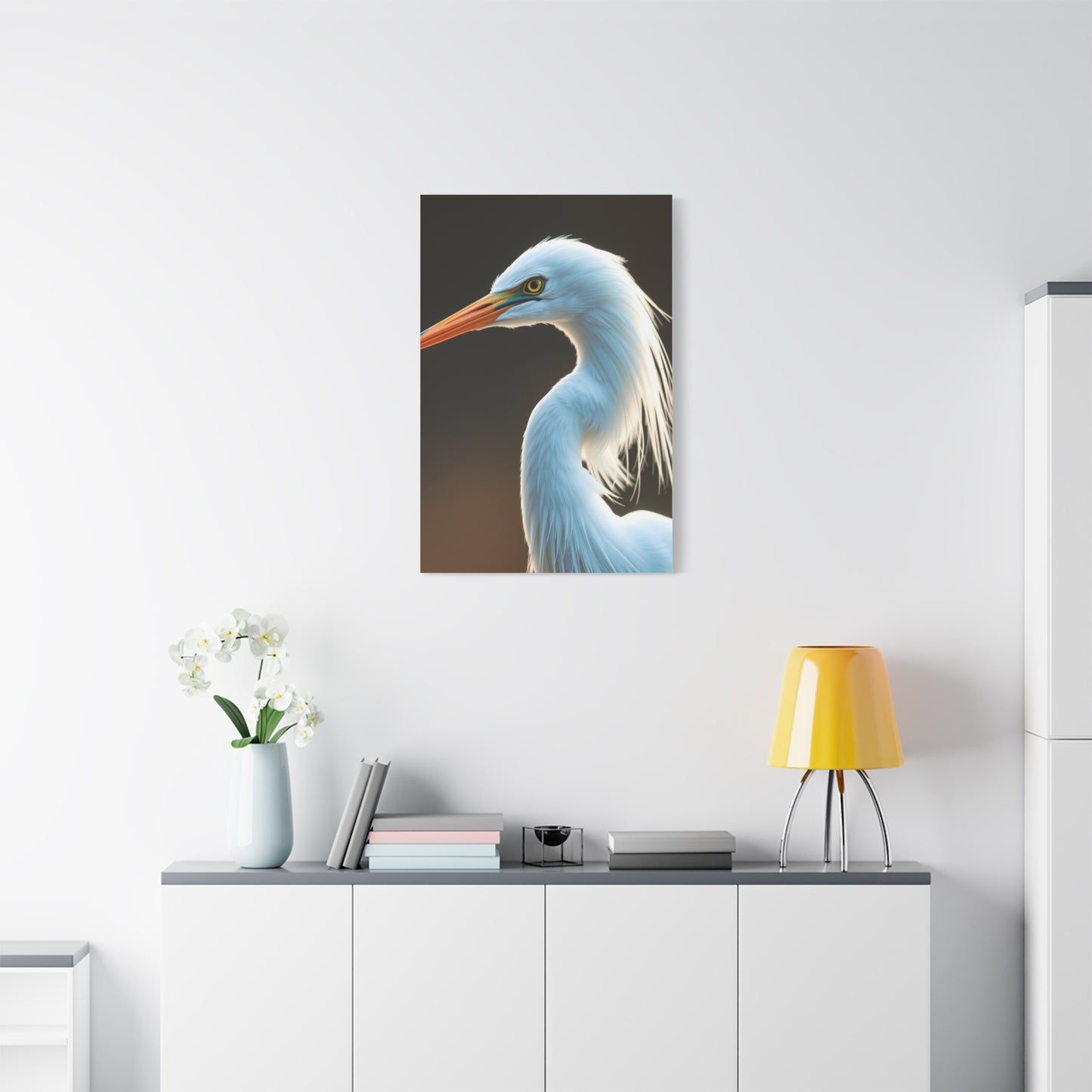 Elite Egret Art Vision Wall Art & Canvas Print