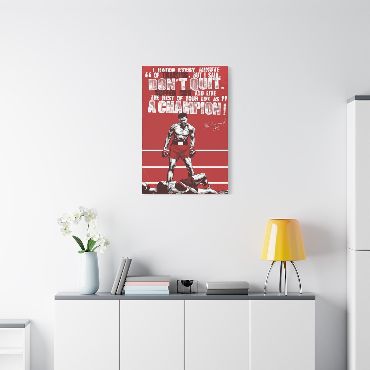Mahummad Ali Poster Wall Art & Canvas Prints