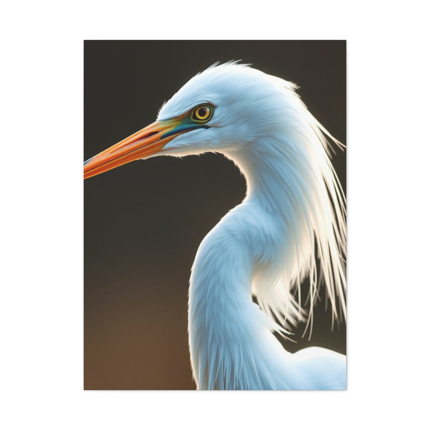 Elite Egret Art Vision Wall Art & Canvas Print