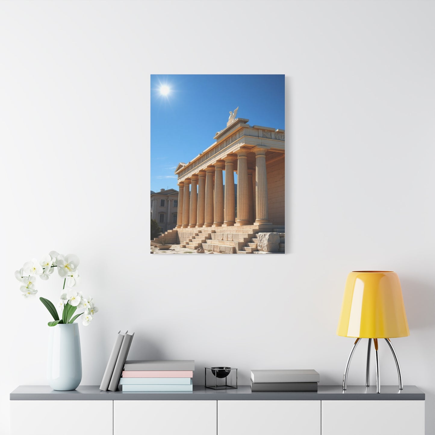 Hellenic Elegance Canvas Wall Art & Canvas Print