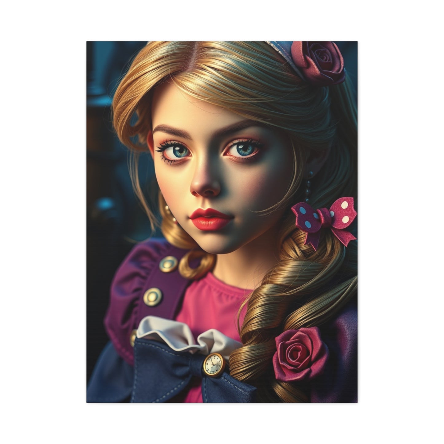 Alice In Wonderland Characters Art Luxury Canvas Wall Art & Canvas Print