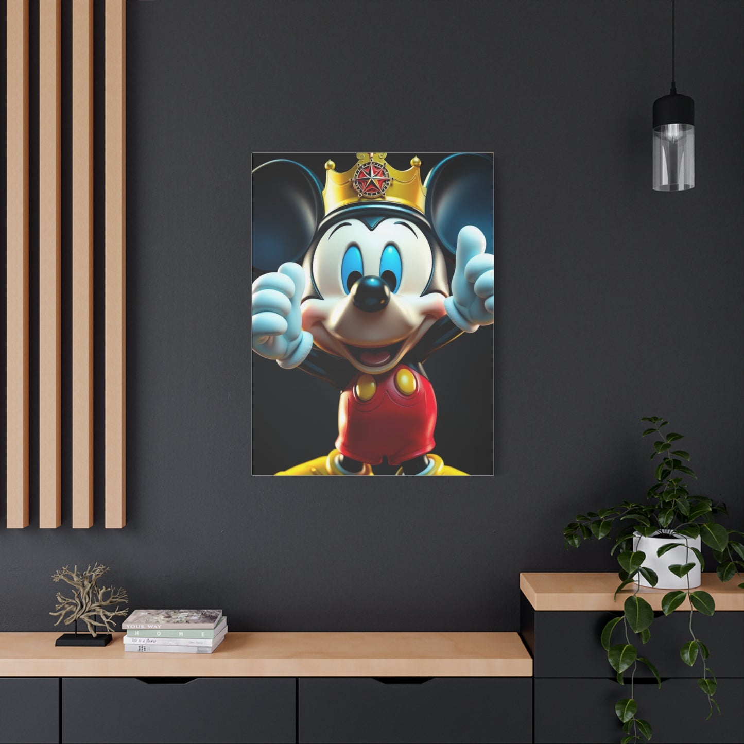 Mouse Luxe Impression Wall Art & Canvas Print