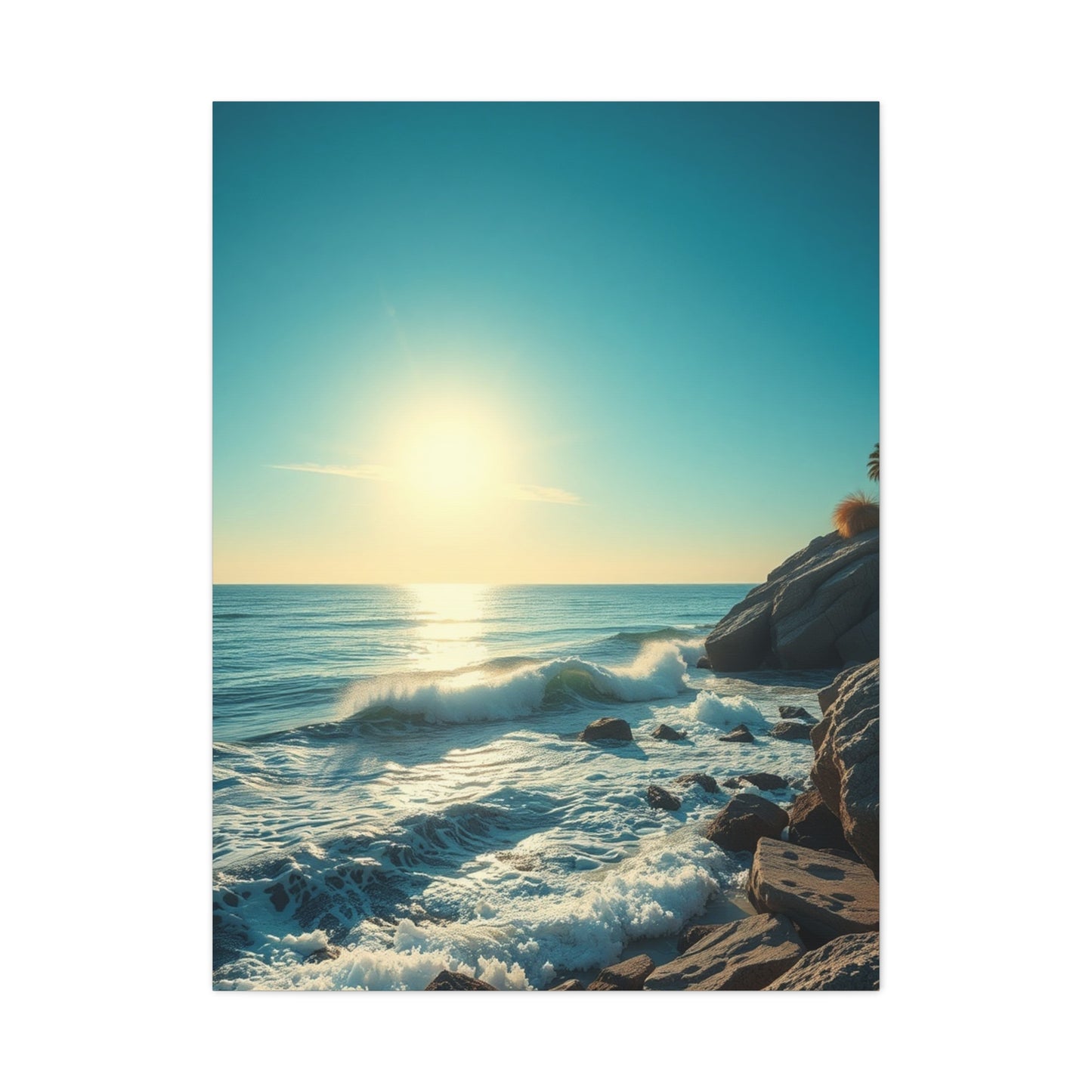 Azure Tides Masterpiece Wall Art & Canvas Print