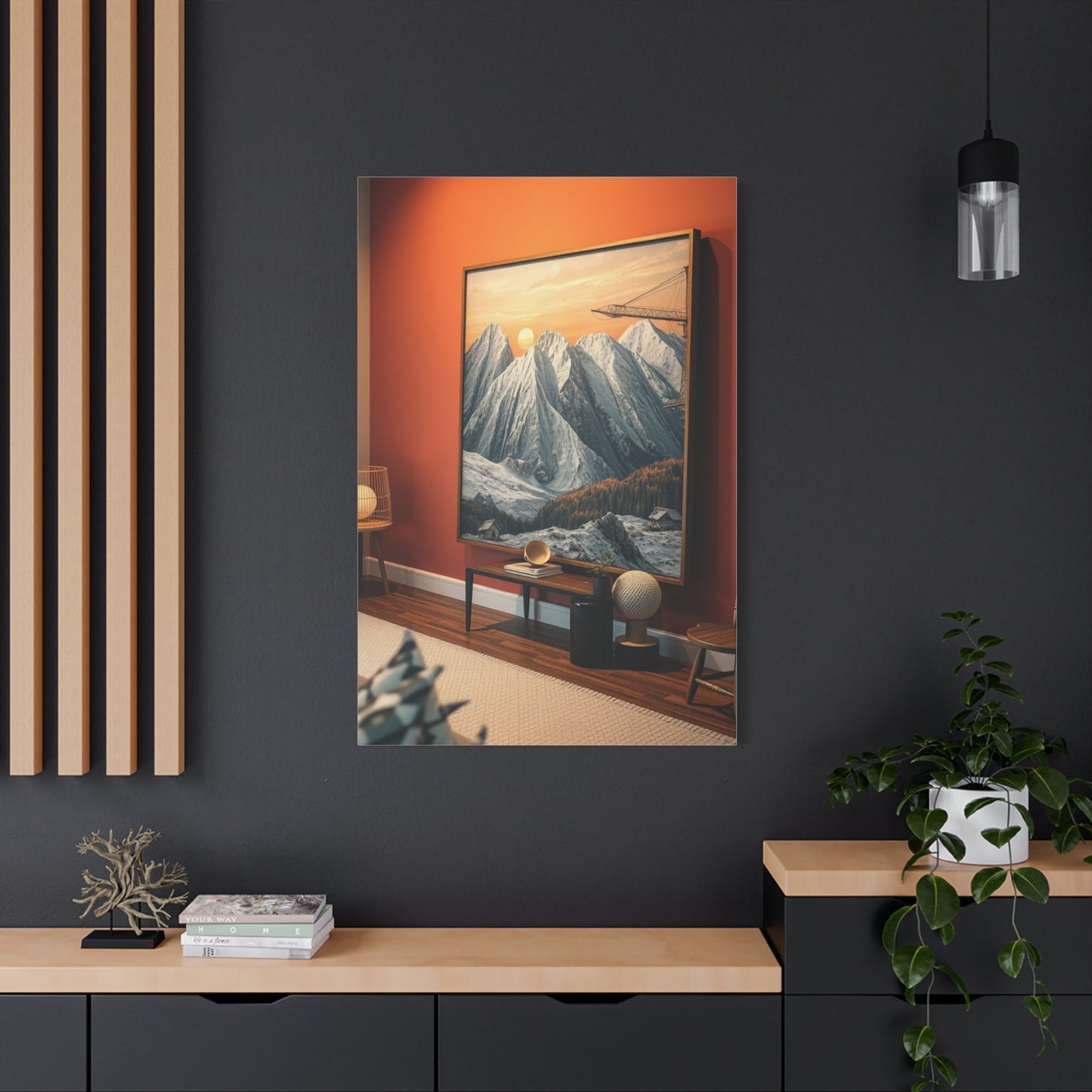 Frosted Horizon Canvas Wall Art & Canvas Print