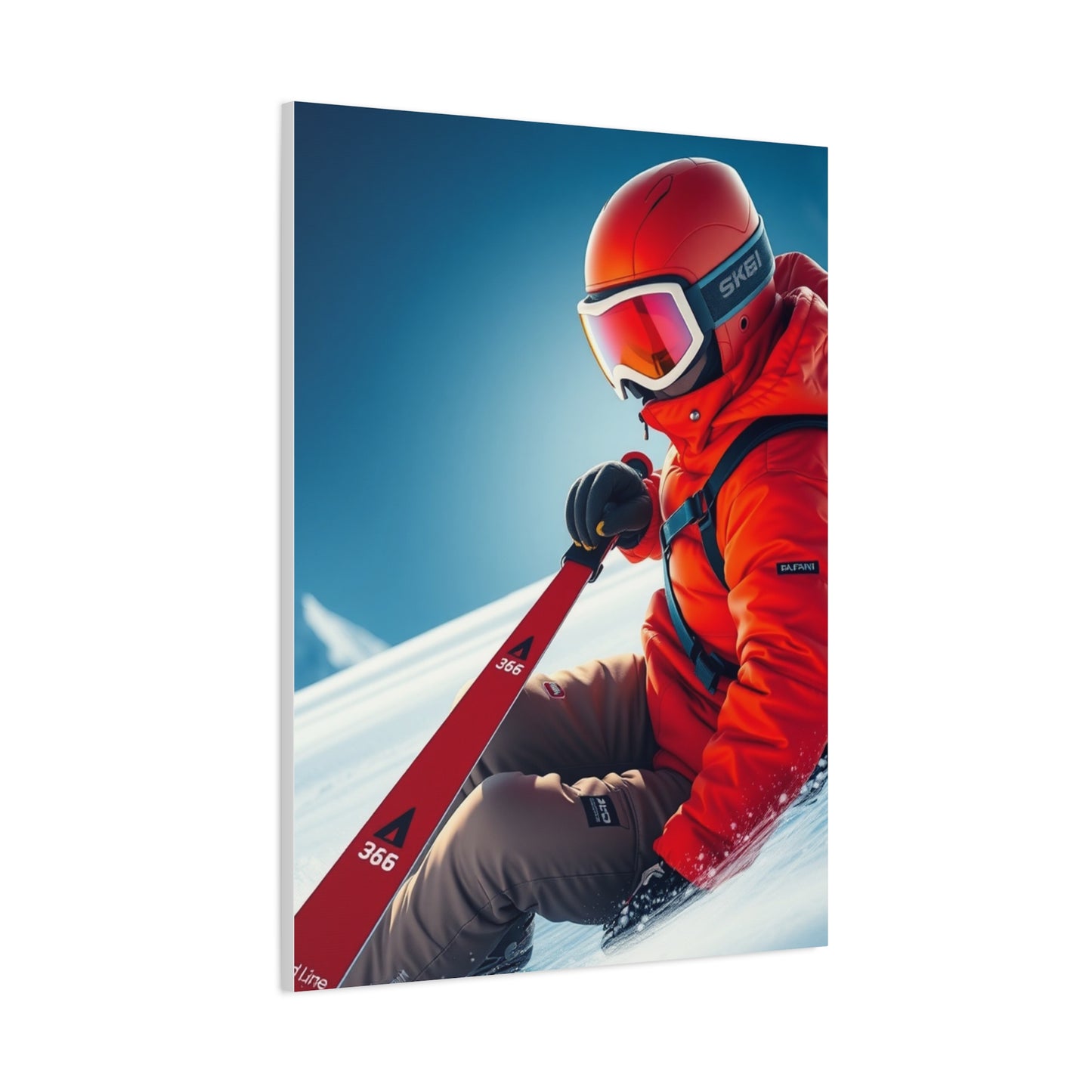 Skiing Art Luxury Canvas Wall Art & Canvas Print