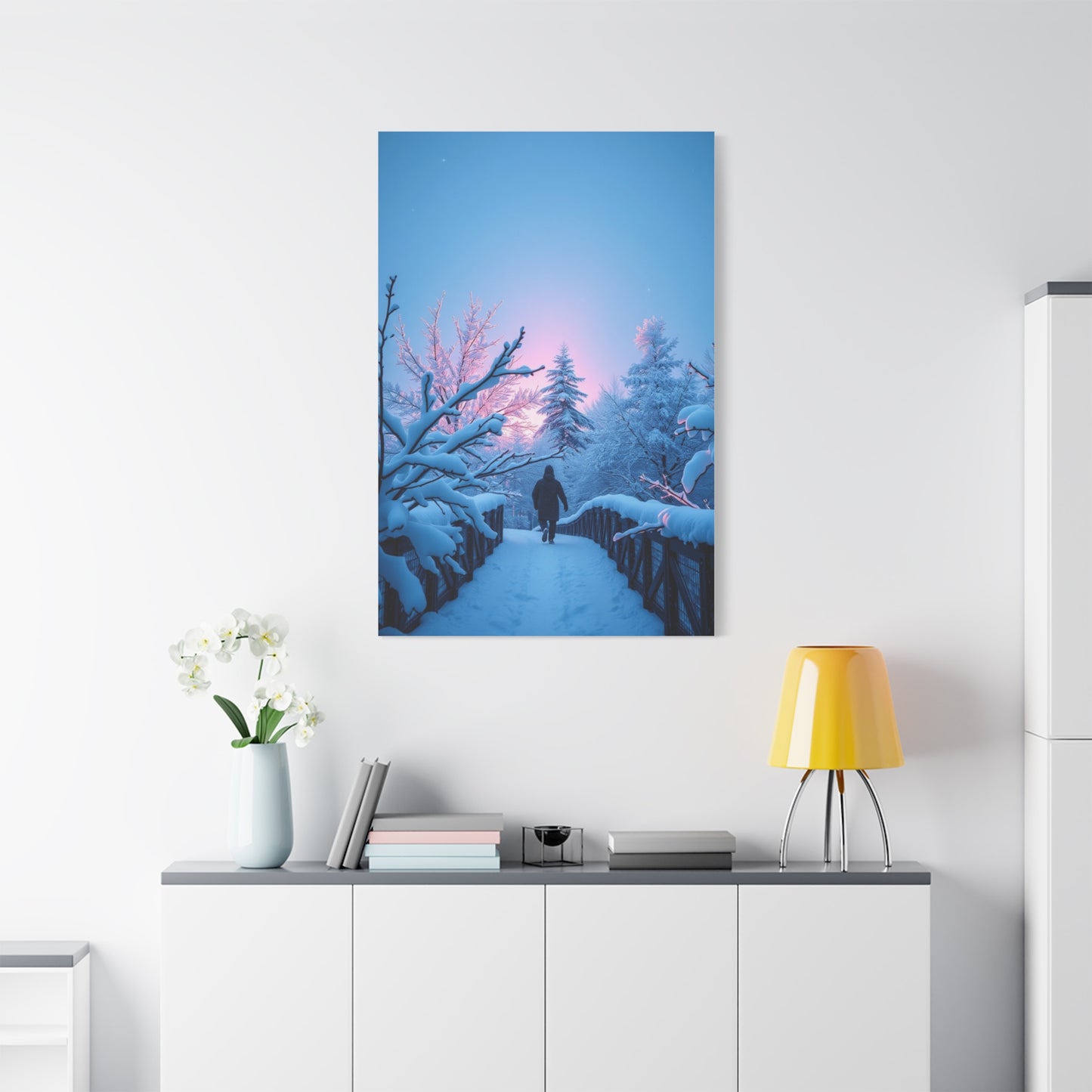 Opulent Frosted Vistas Wall Art & Canvas Print