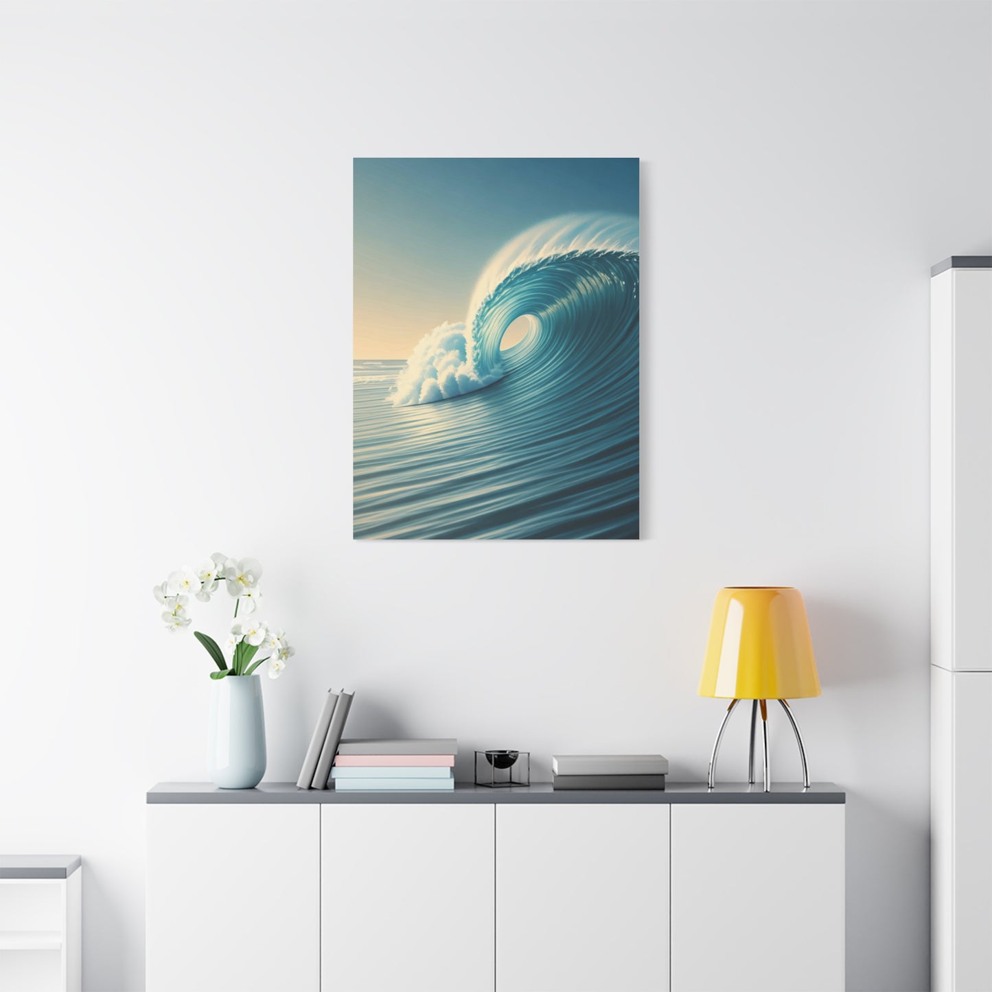 Ocean Wave Tunnel Motion Wall Art & Canvas Prints