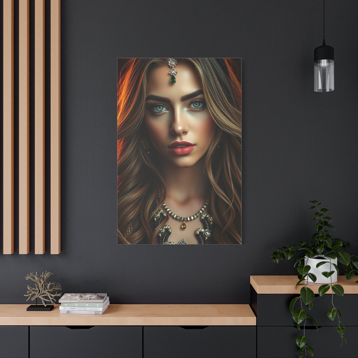 Celestial Glamour Art Canvas Wall Art & Canvas Print