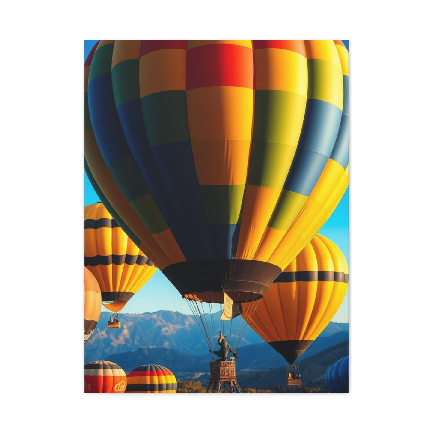 Hot Air Balloon Art Luxury Canvas Wall Art & Canvas Print