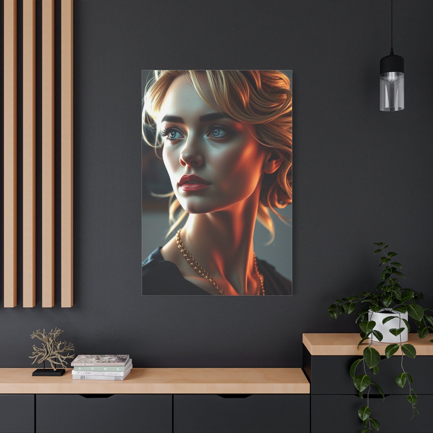 Opulent Femme Portraiture wall art & canvas print