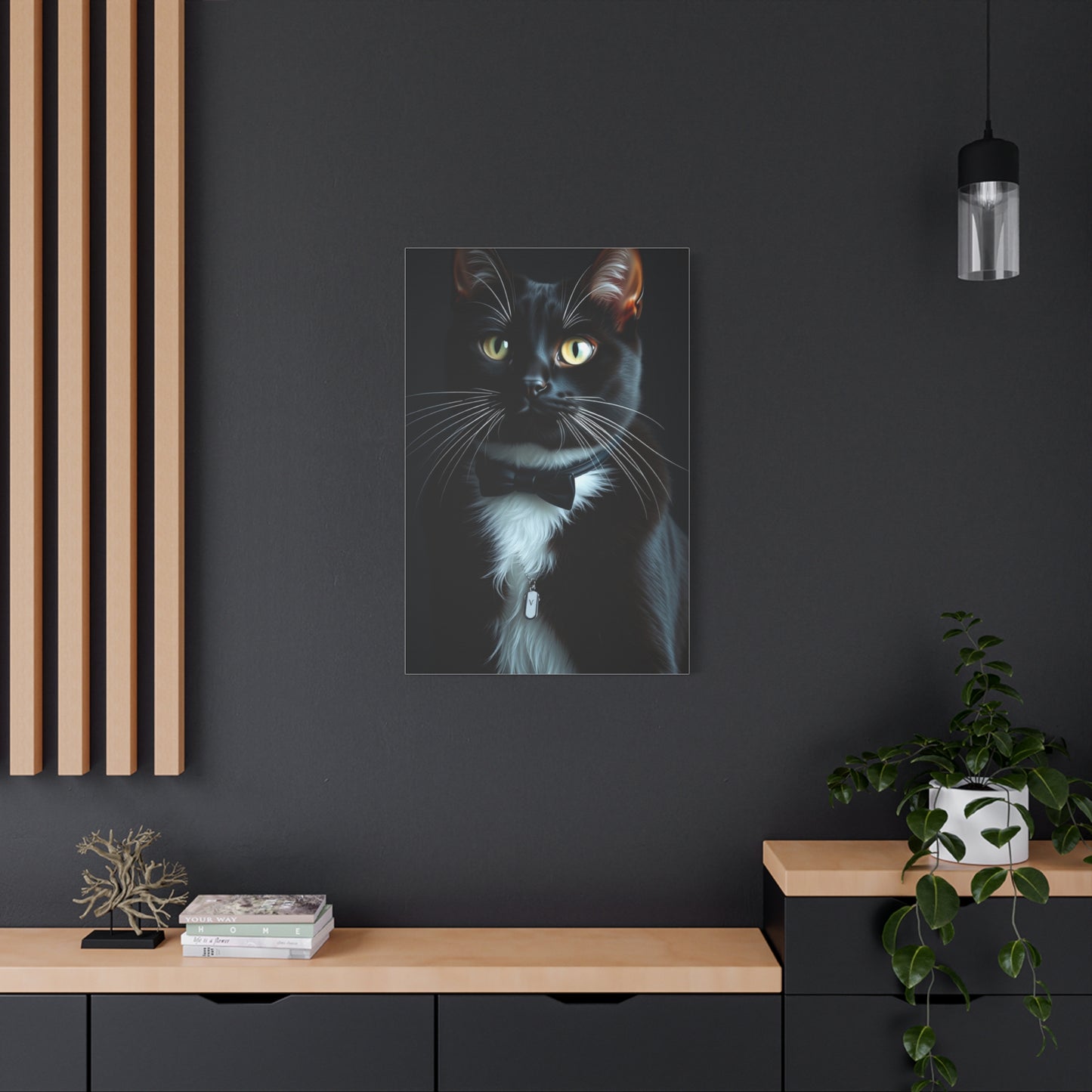 Elite Tuxedo Cat Art Vision Wall Art & Canvas Print