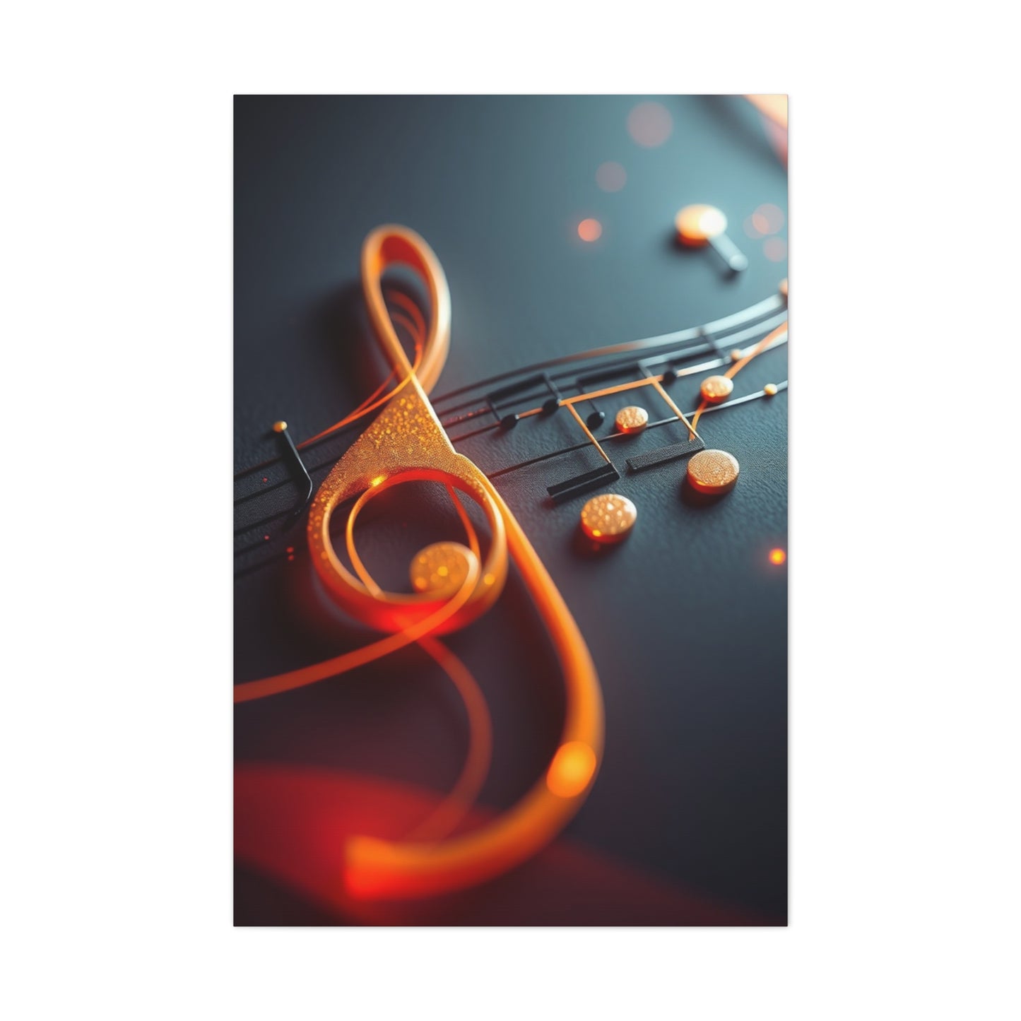 Vision Musical Notes Art Art Wall Art & Canvas Print