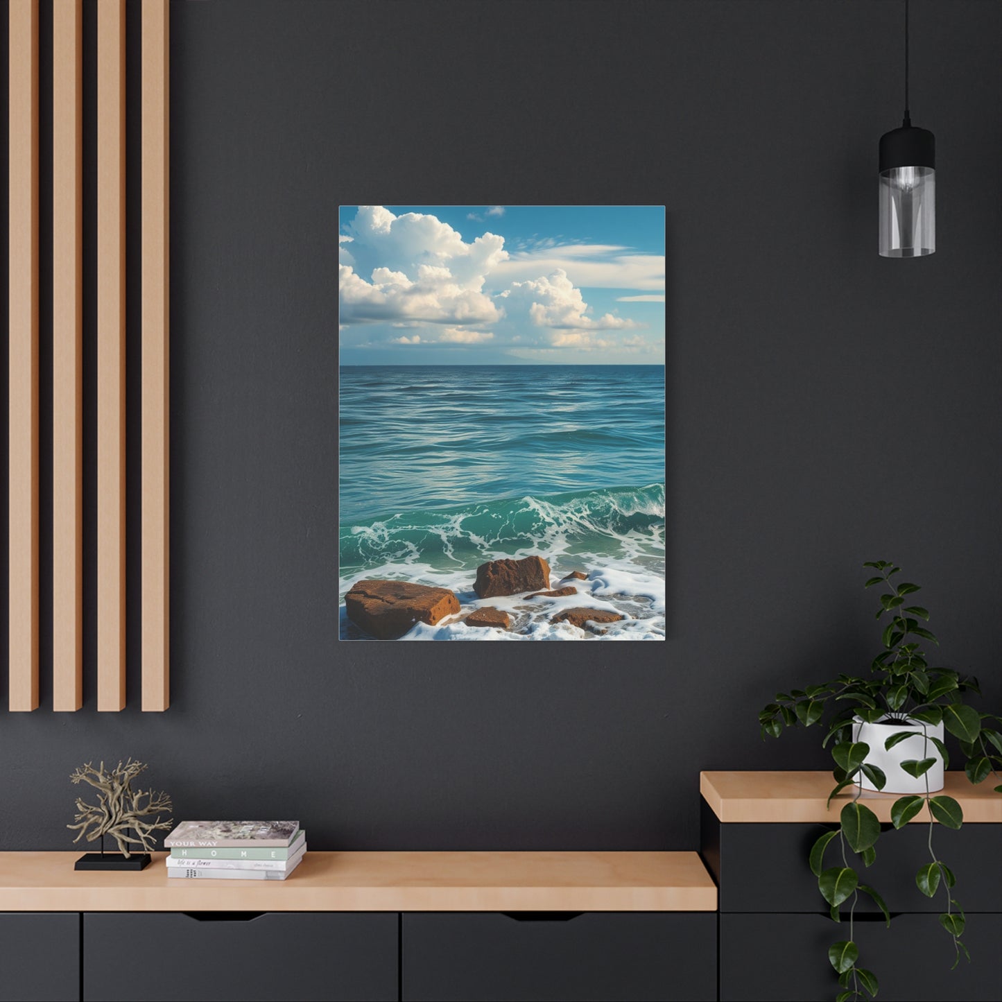 Azure Horizon Elegance Wall Art & Canvas Print