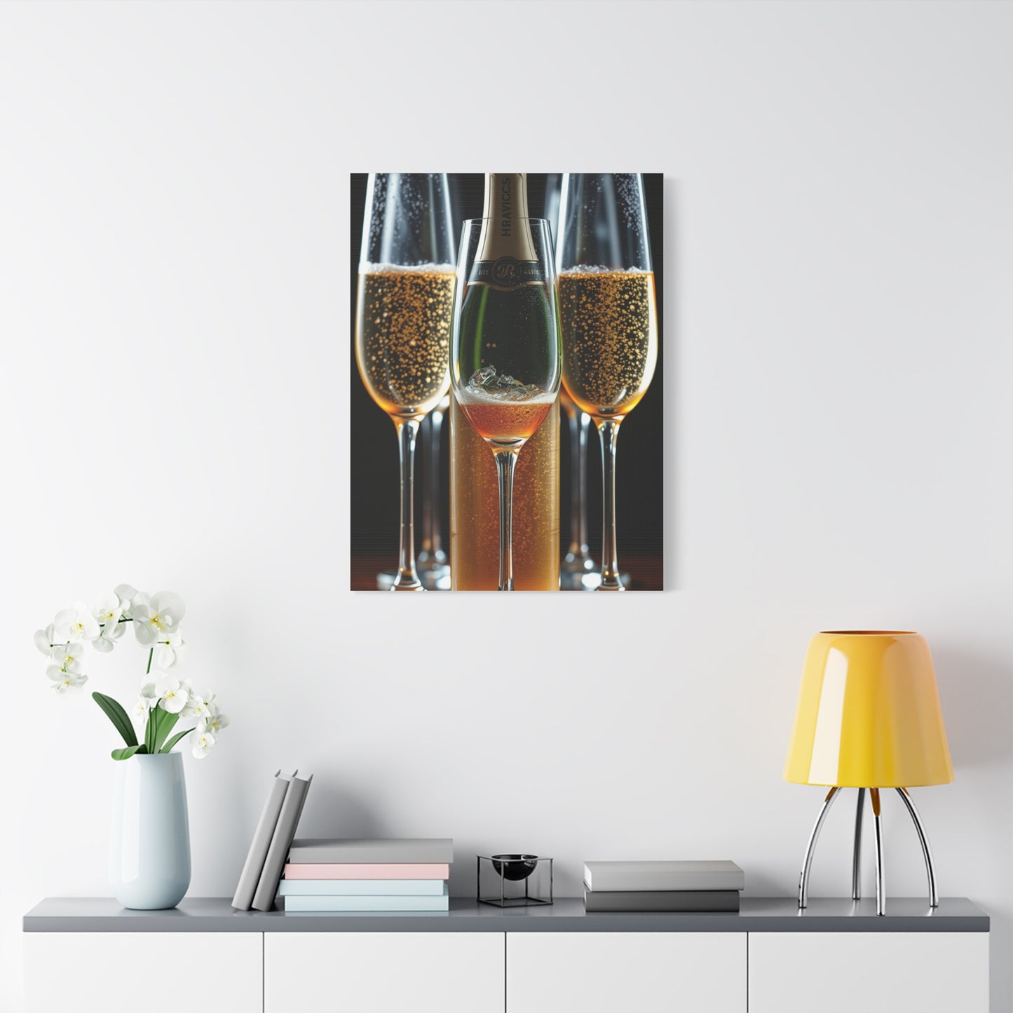 Vision Champagne Art Art Wall Art & Canvas Print