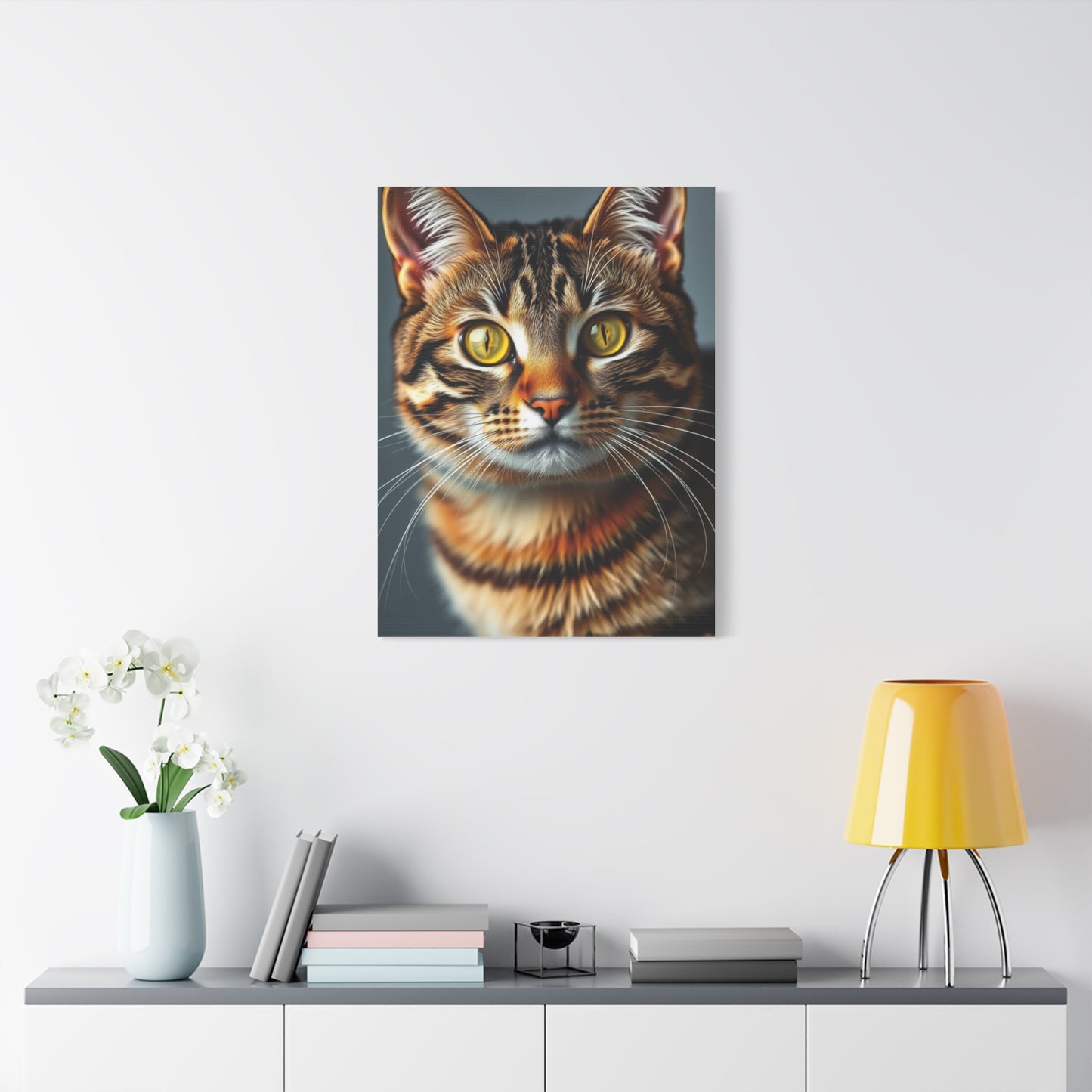 Tabby Cat Art Refined Canvas Wall Art & Canvas Print