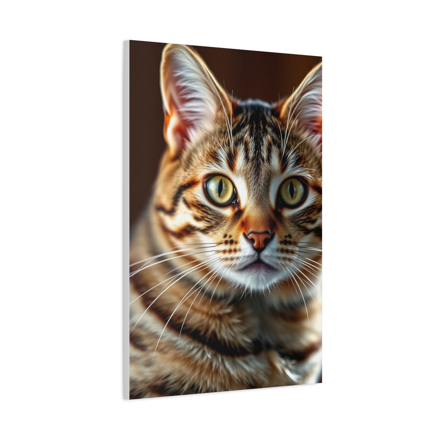 Vision Tabby Cat Art Art Wall Art & Canvas Print