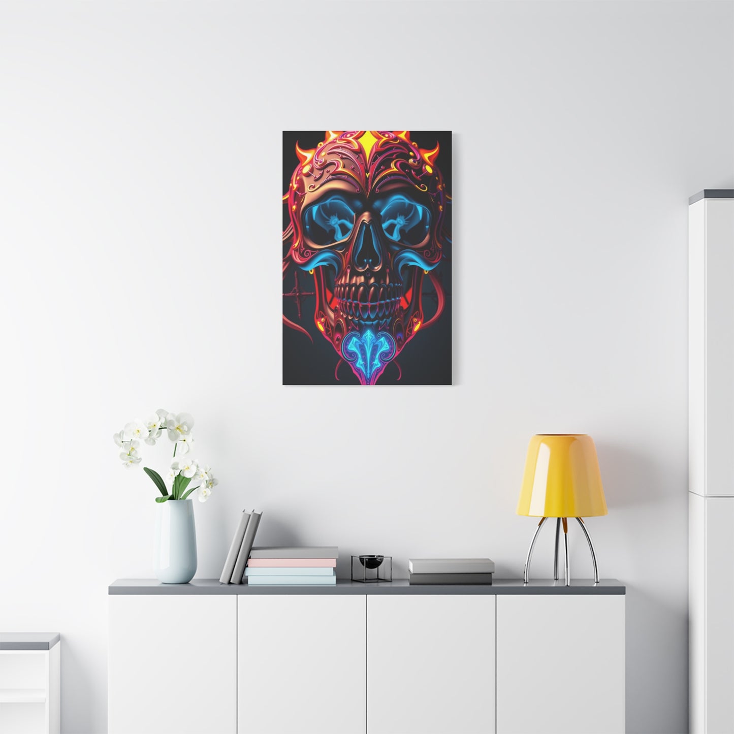 Supreme 3D Trippy Skull Art By Ali Gulec Art Collection Wall Art & Canvas Print