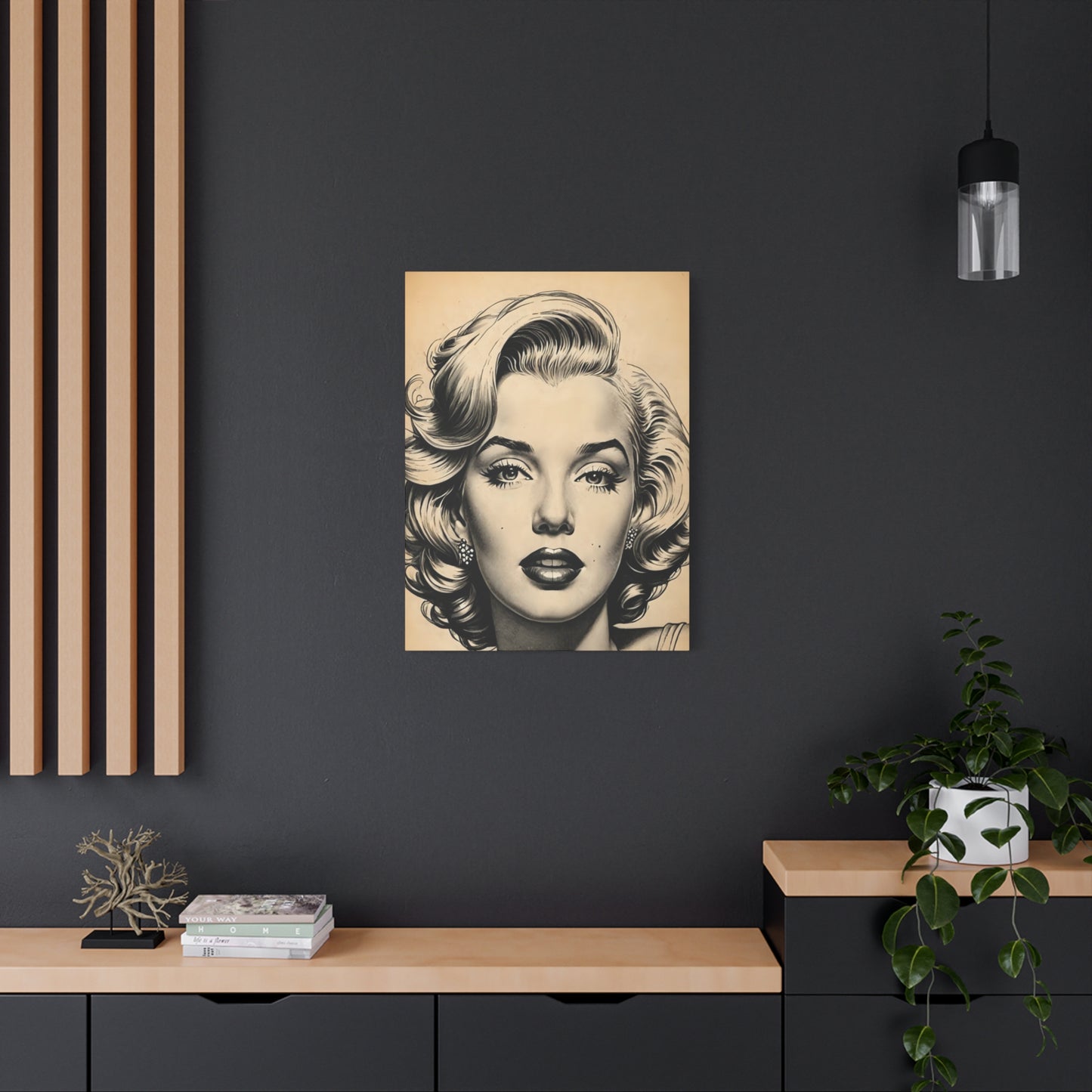 Beautiful Face Of Marilyn Monroe Wall Art & Canvas Prints