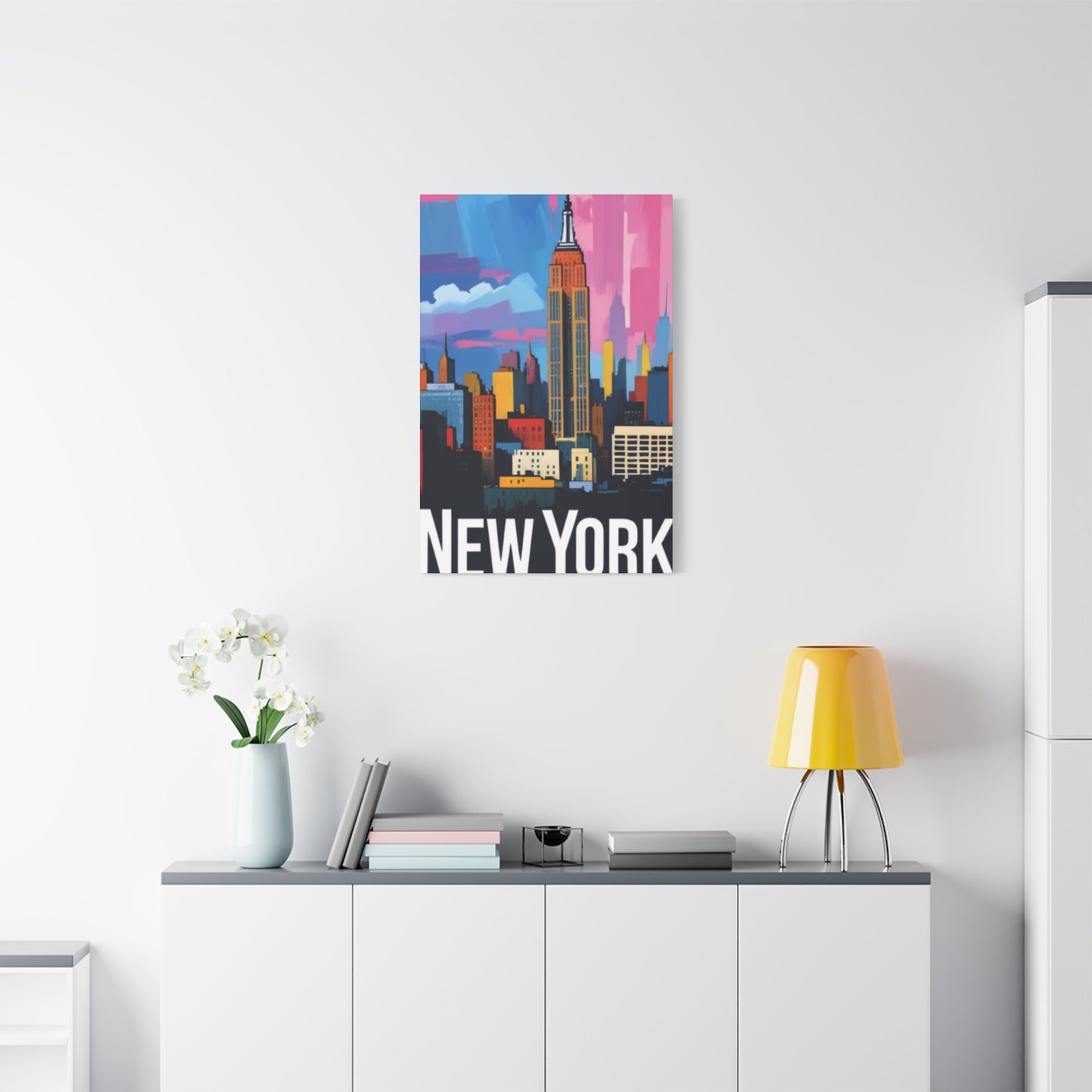 Colorful NYC Skyline Wall Art & Canvas Prints