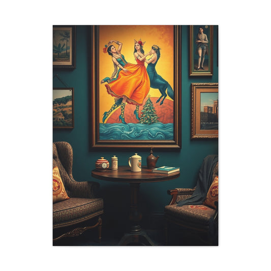 Nostalgic Artistry Display Wall Art & Canvas Print