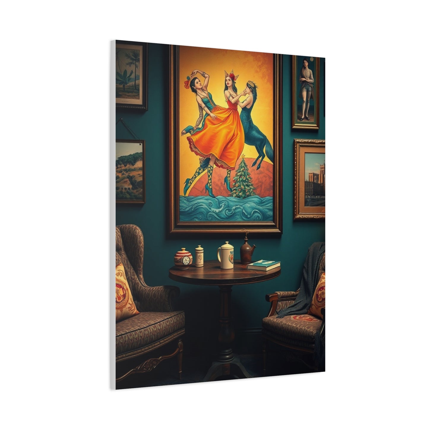 Nostalgic Artistry Display Wall Art & Canvas Print
