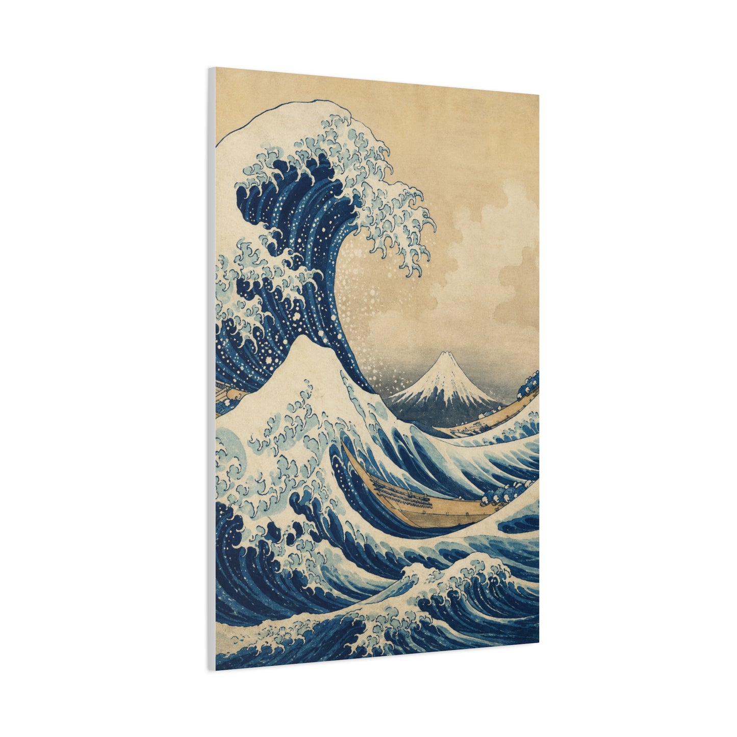 Classic Great Wave Ukiyo-E Interpretation Wall Art & Canvas Print