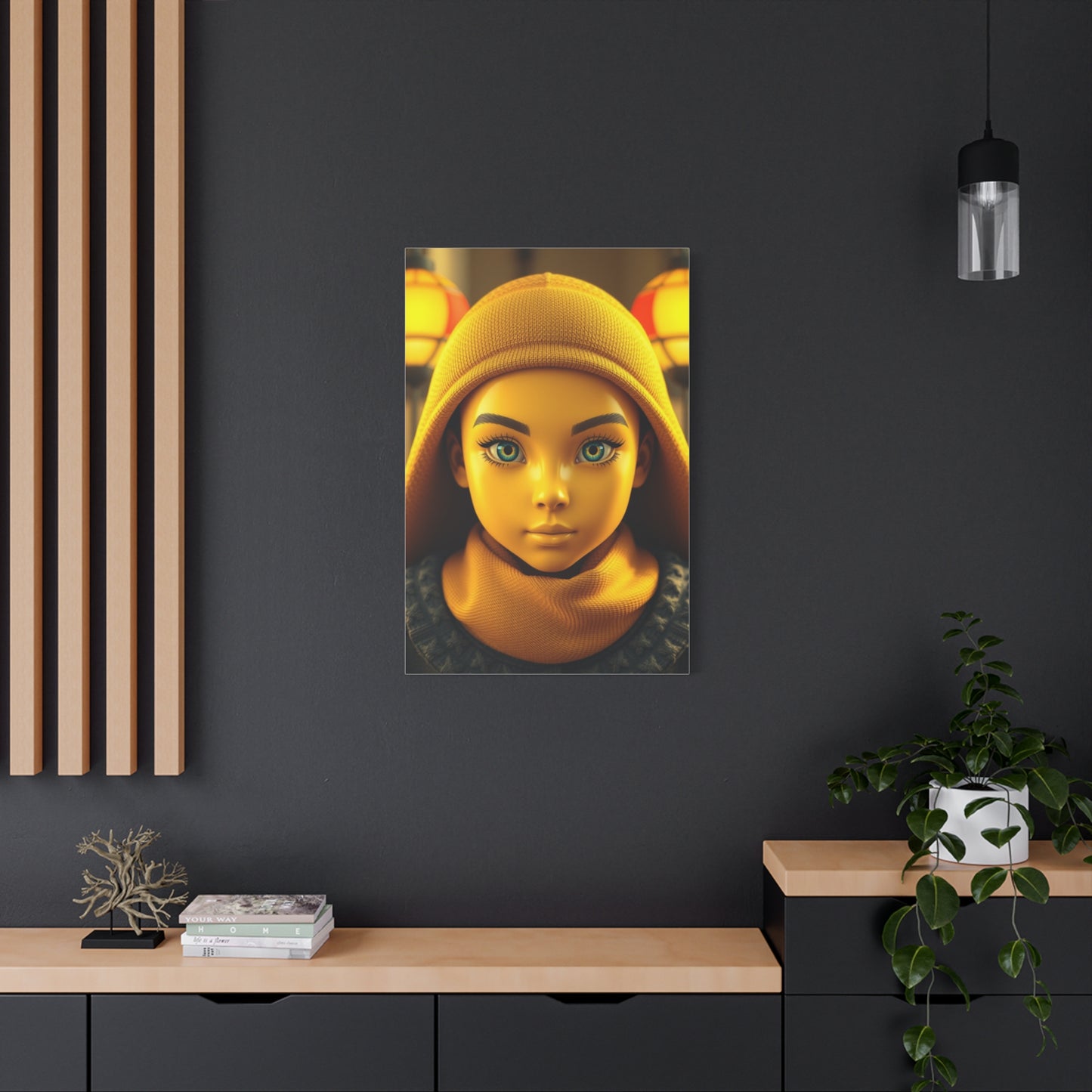 Radiant Ochre Tableau Wall Art & Canvas Print