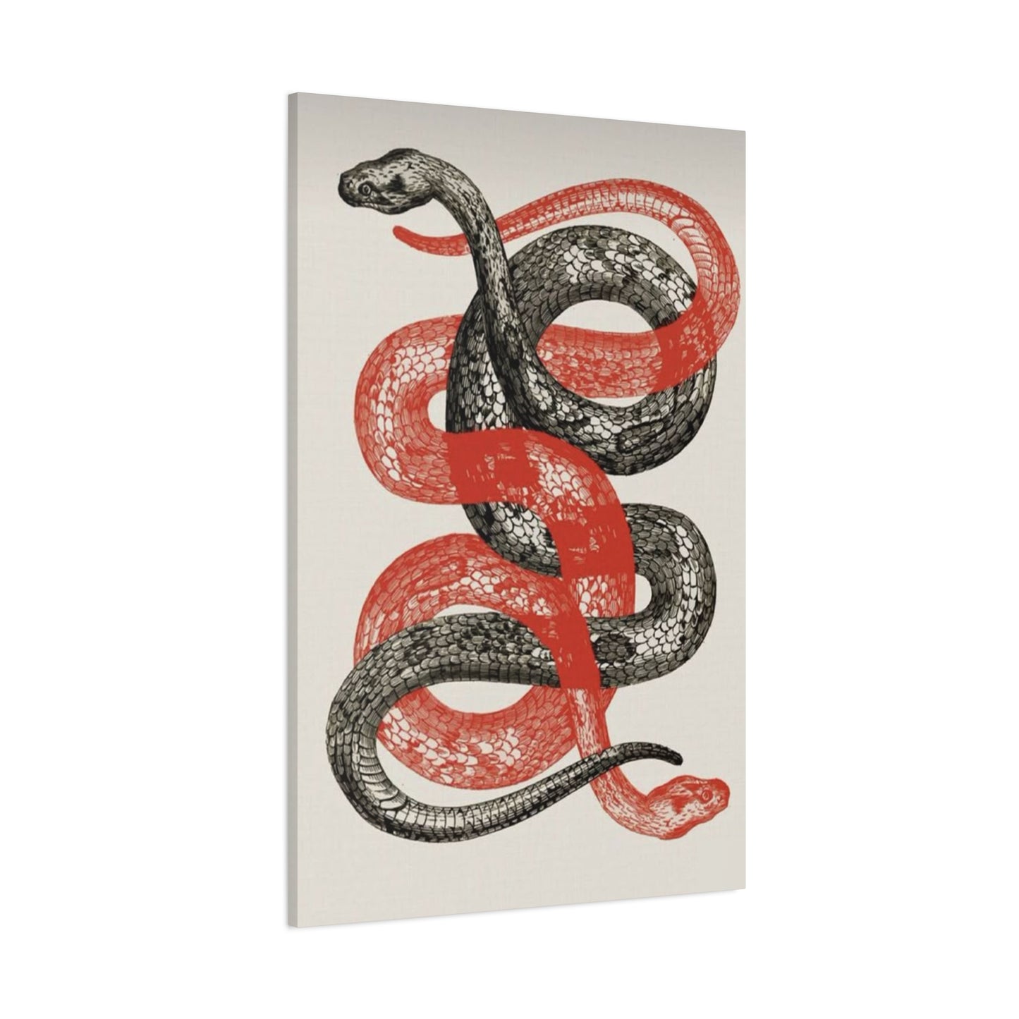 Red And Black Snake Wall Art & Canvas Prints