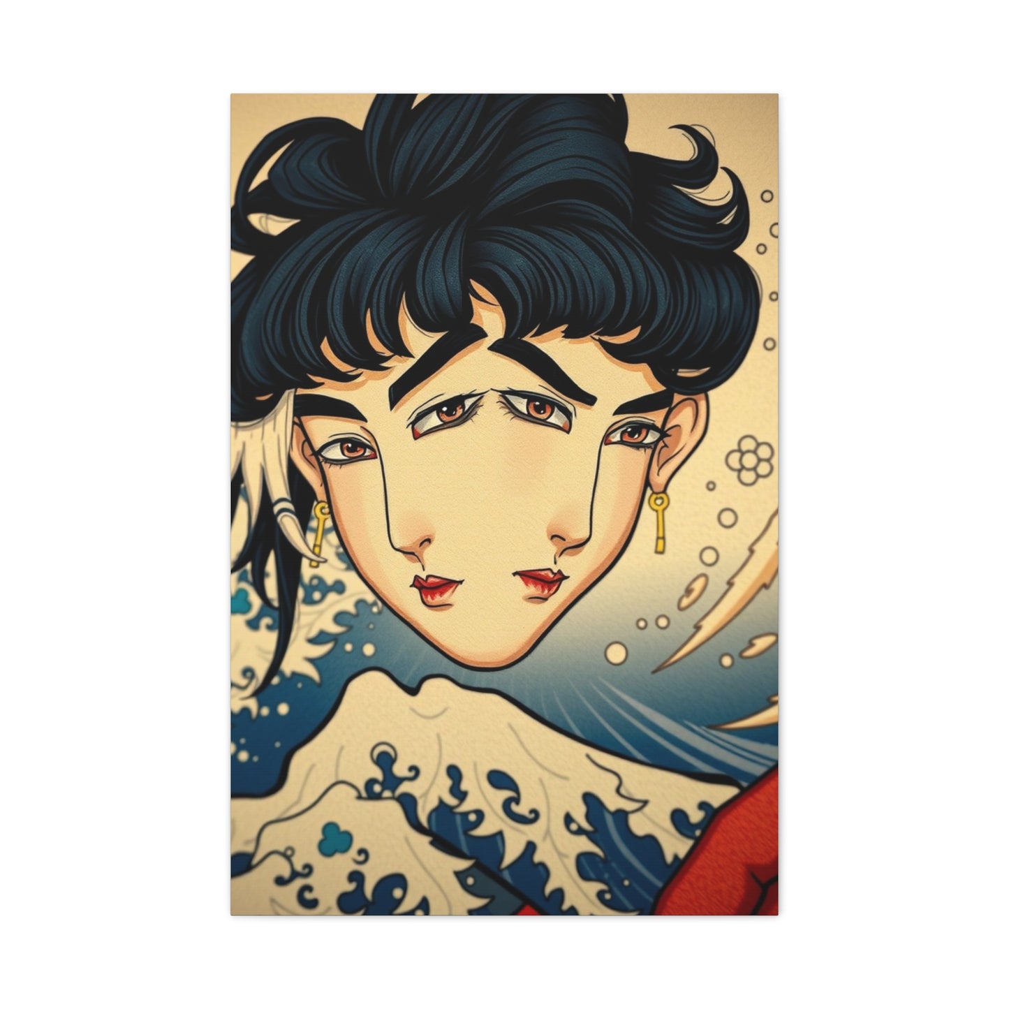 Celestial Ukiyo-e Masterpiece Wall Art & Canvas Print