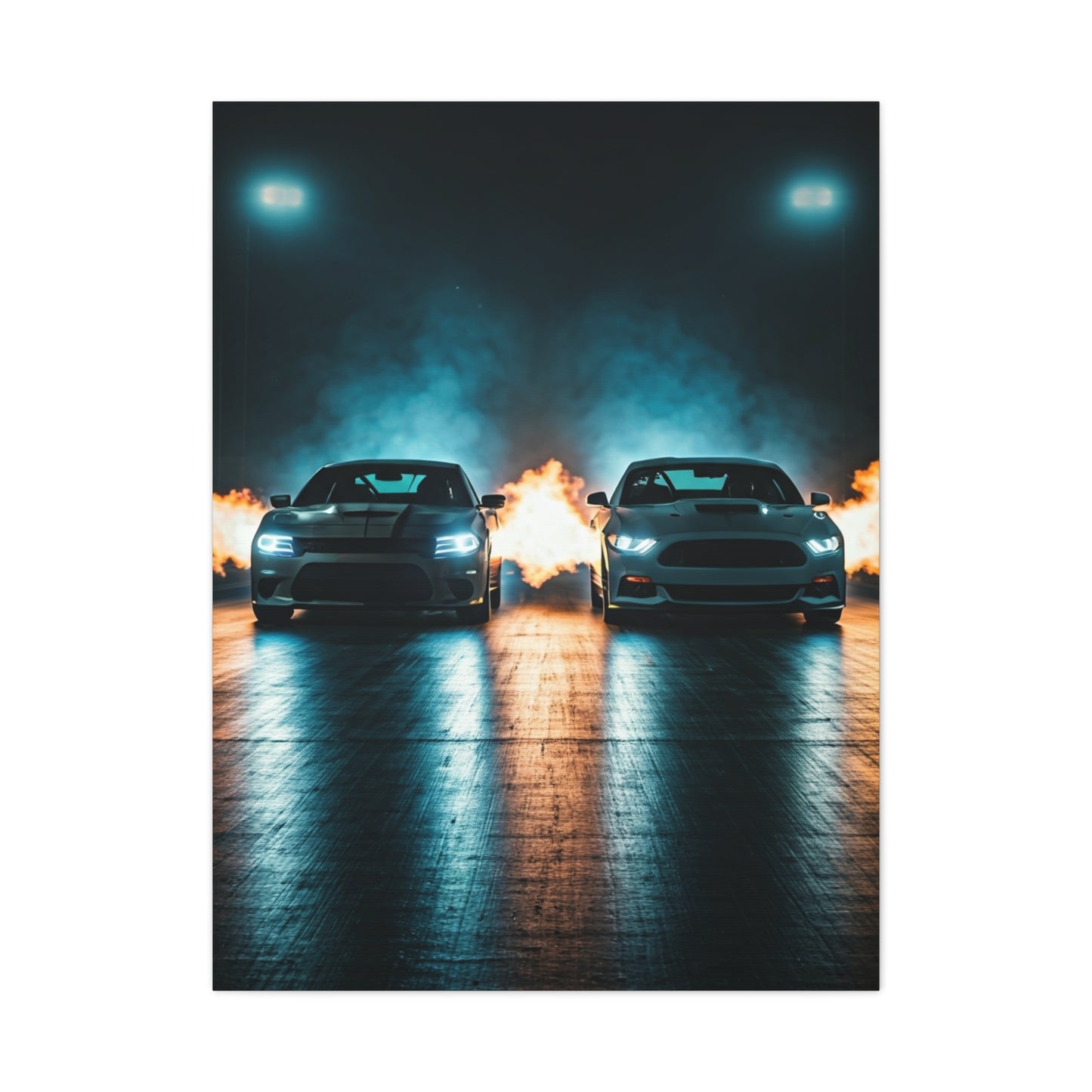 Fireline Standoff – Hellcat vs Supercharged Mach 1 Wall Art & Canvas Prints