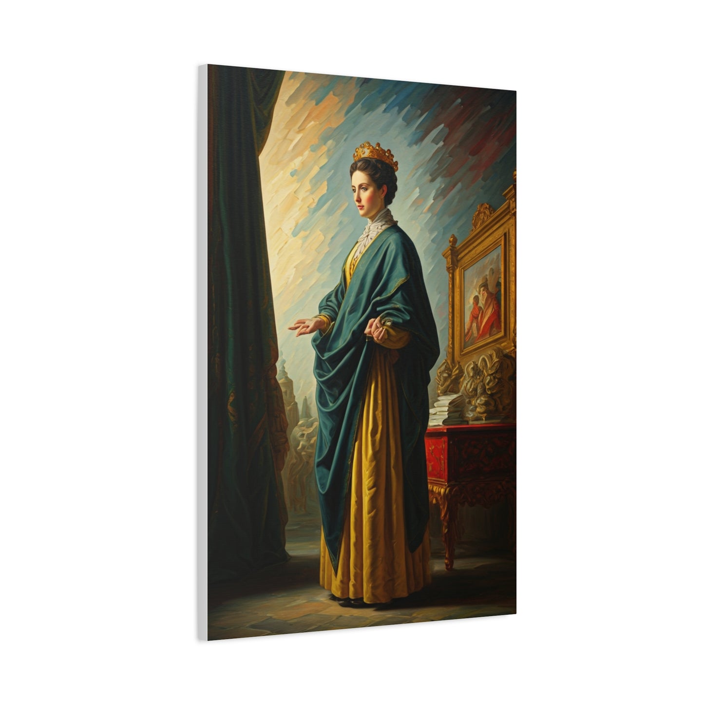 Regal Portrait of a Noblewoman Wall Art & Canvas Prints